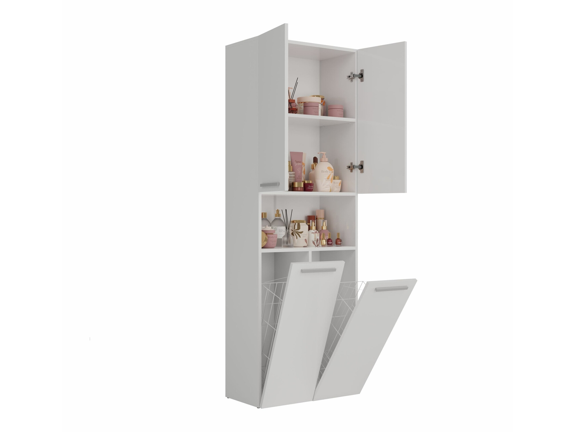 Stāvošs vannas skapītis Nolmaru 103 (Balts)