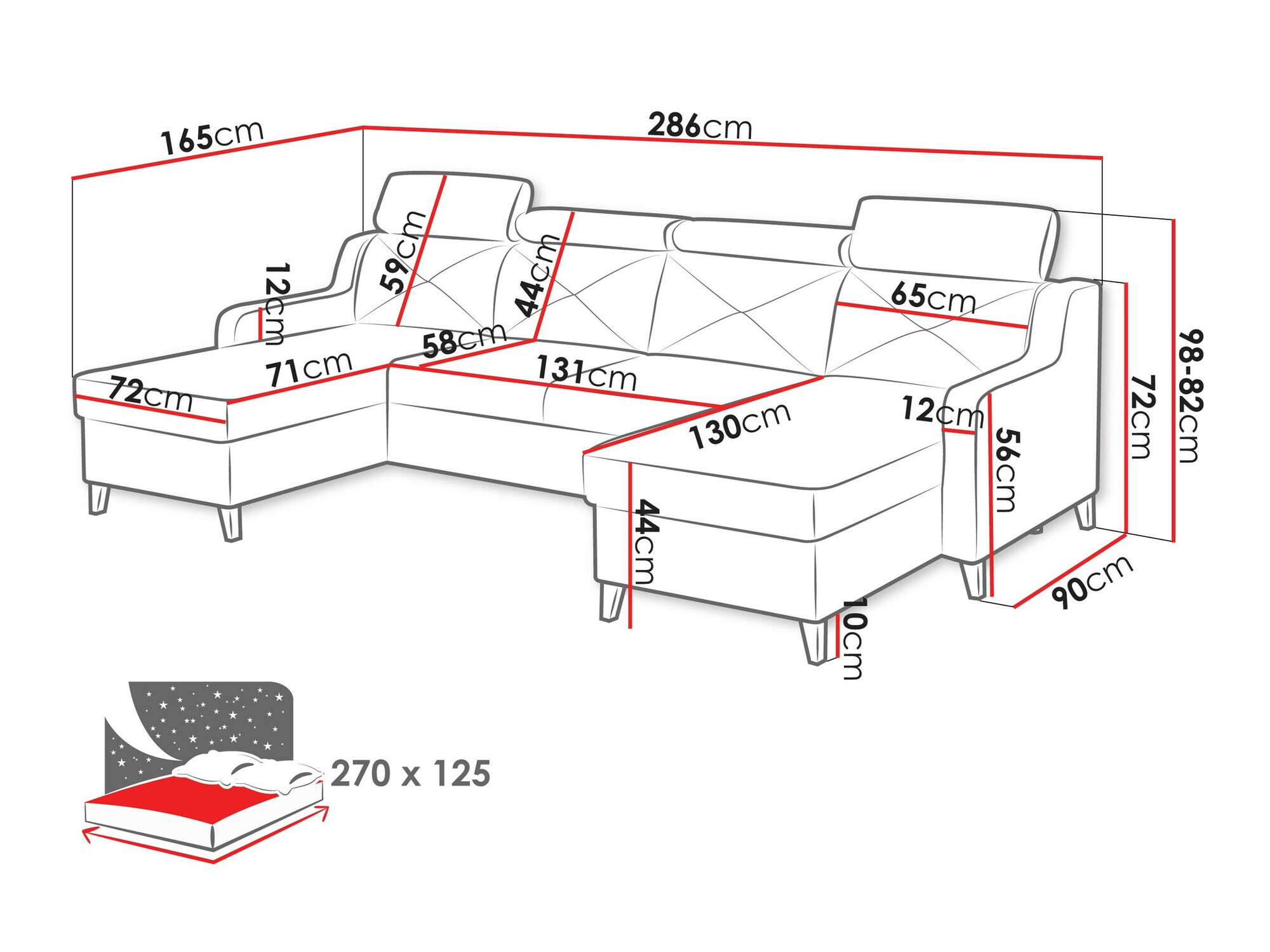 Stūra dīvāns Temple 129 (Paros 05)