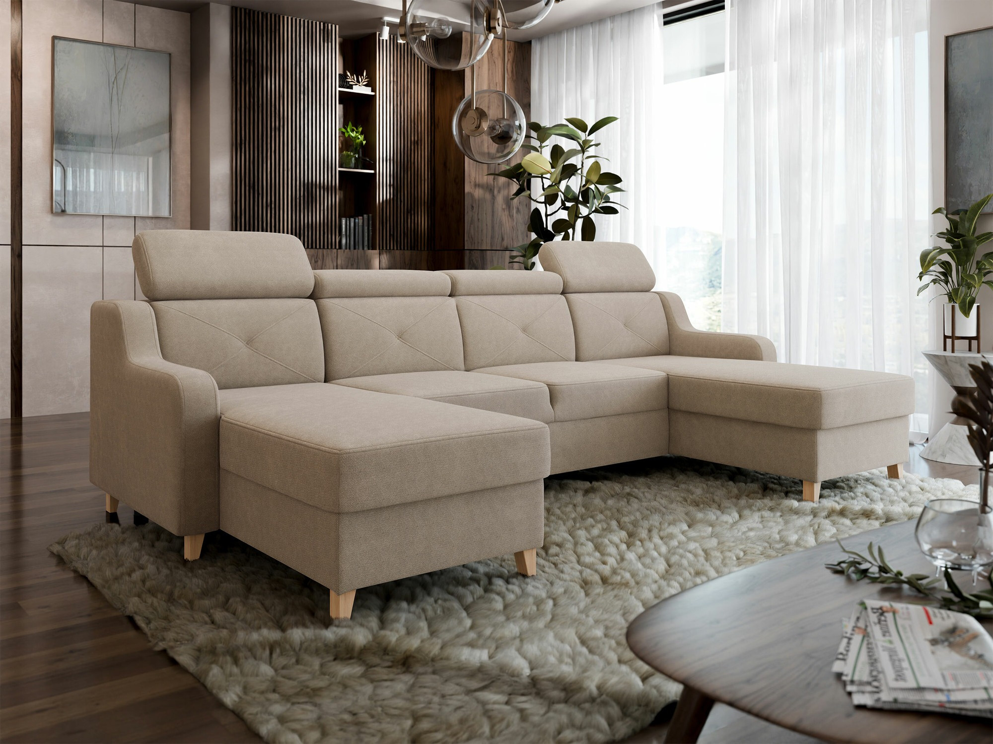 Угловой диван Temple 129 (Paros 02)