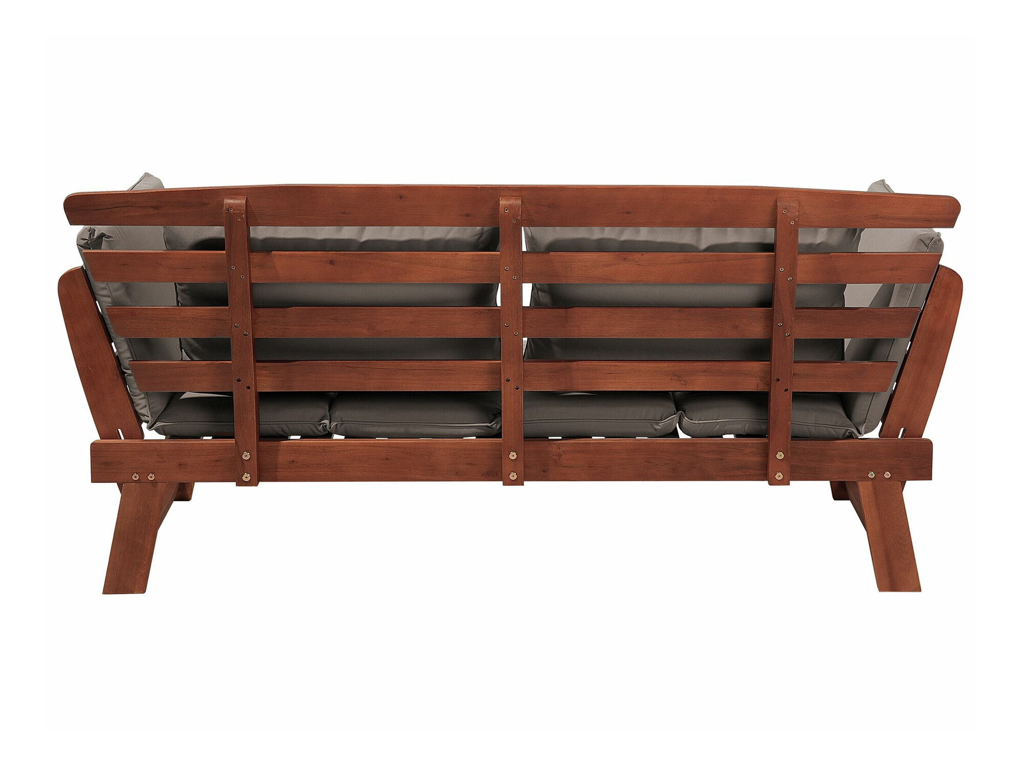 Dārza dīvāns Berwyn 1979 (Pelēks + Tumšs koks)