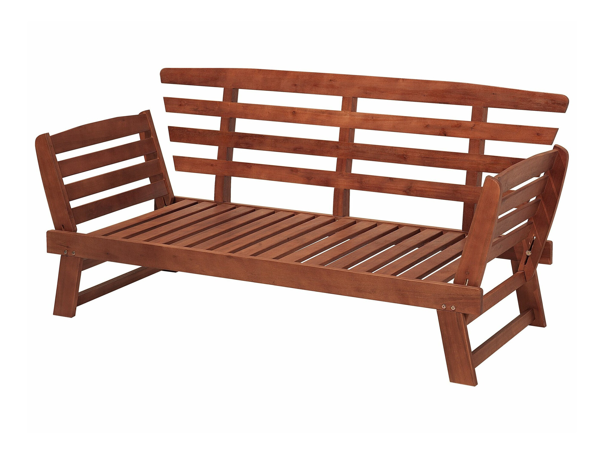 Dārza dīvāns Berwyn 1979 (Pelēks + Tumšs koks)