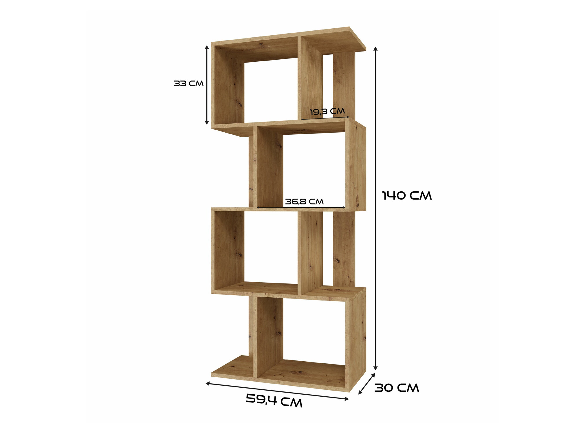 Plaukts Mandeville 160 (Artisan ozols)