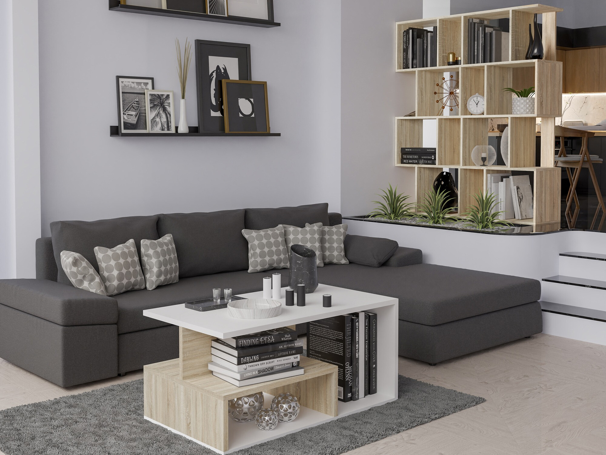 Plaukts Mandeville 160 (Sonomas ozols)