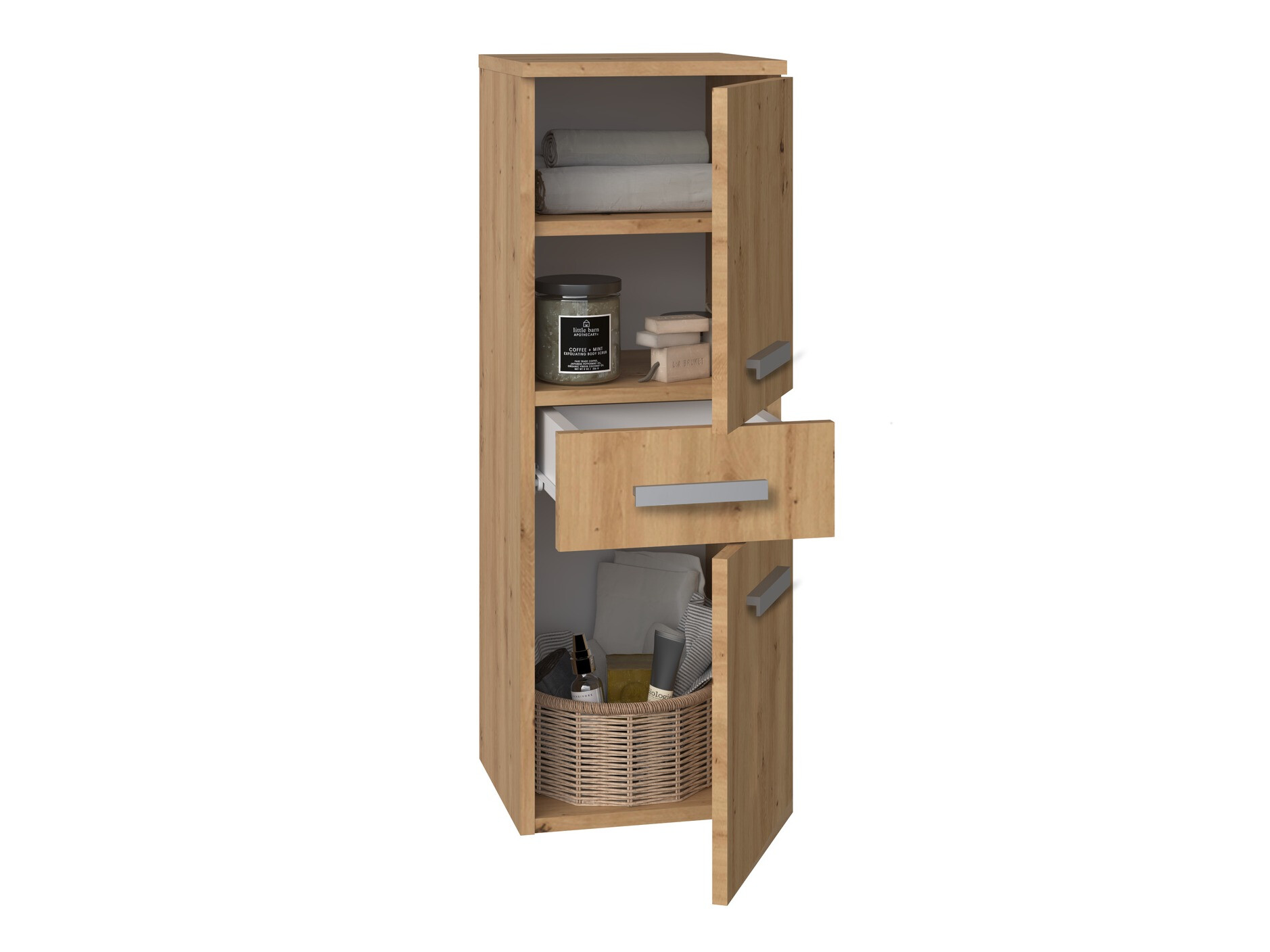 Stāvošs vannas skapītis Nolmaru 108 (Artisan ozols)