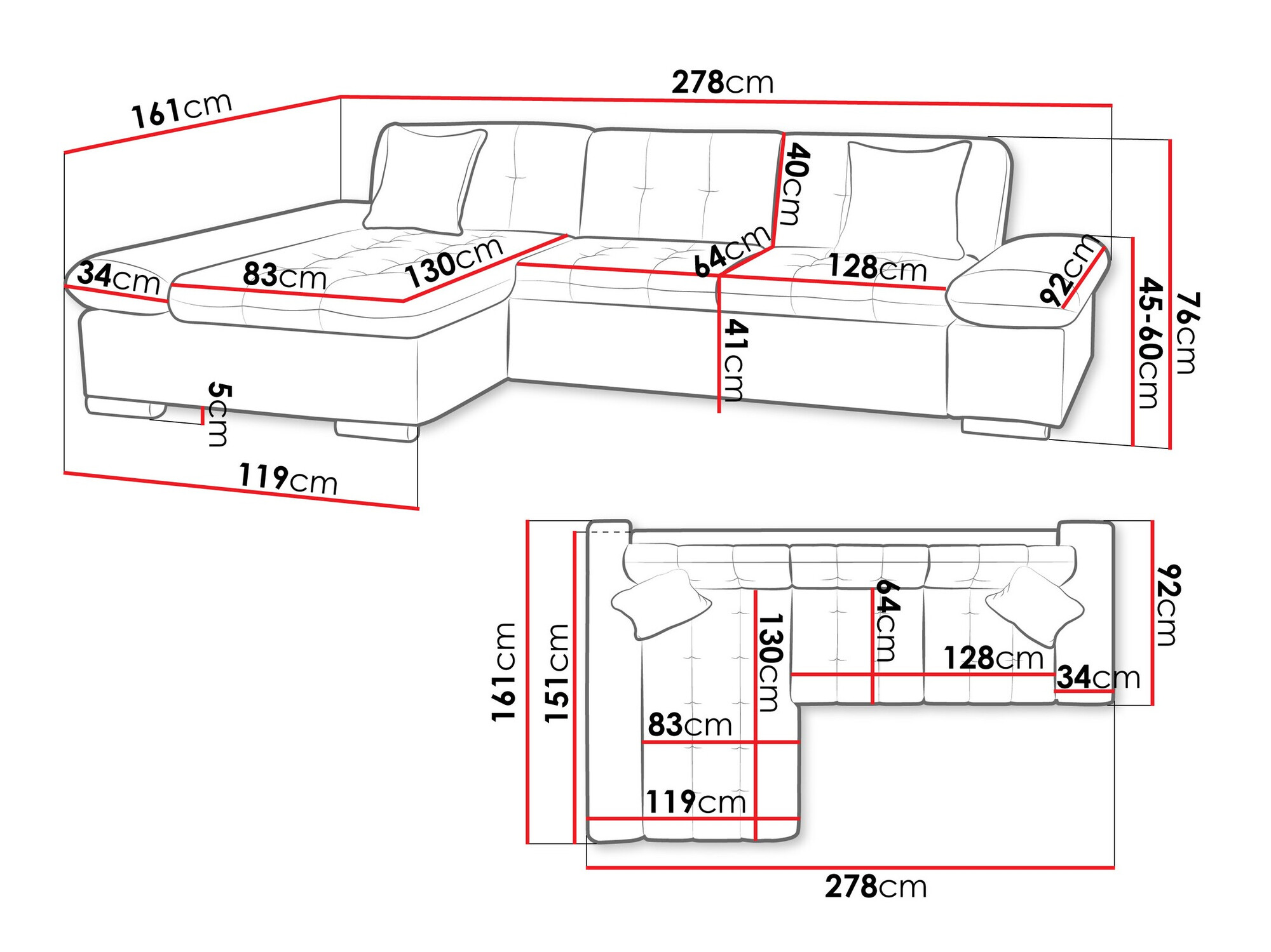 Угловой диван Comfivo 219 (Soul 20)