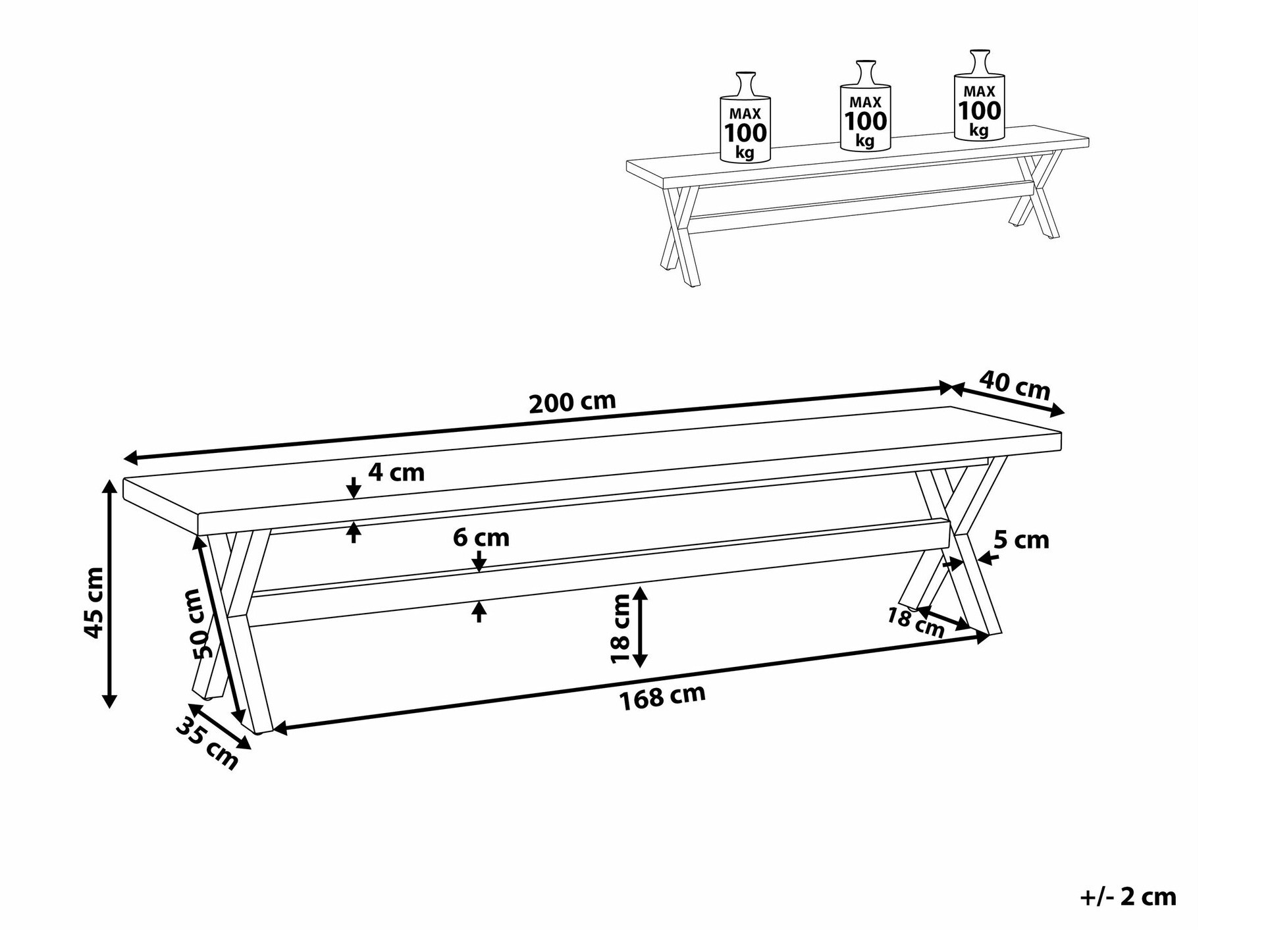 Dārza sols Nolsoro 102 (Balts)