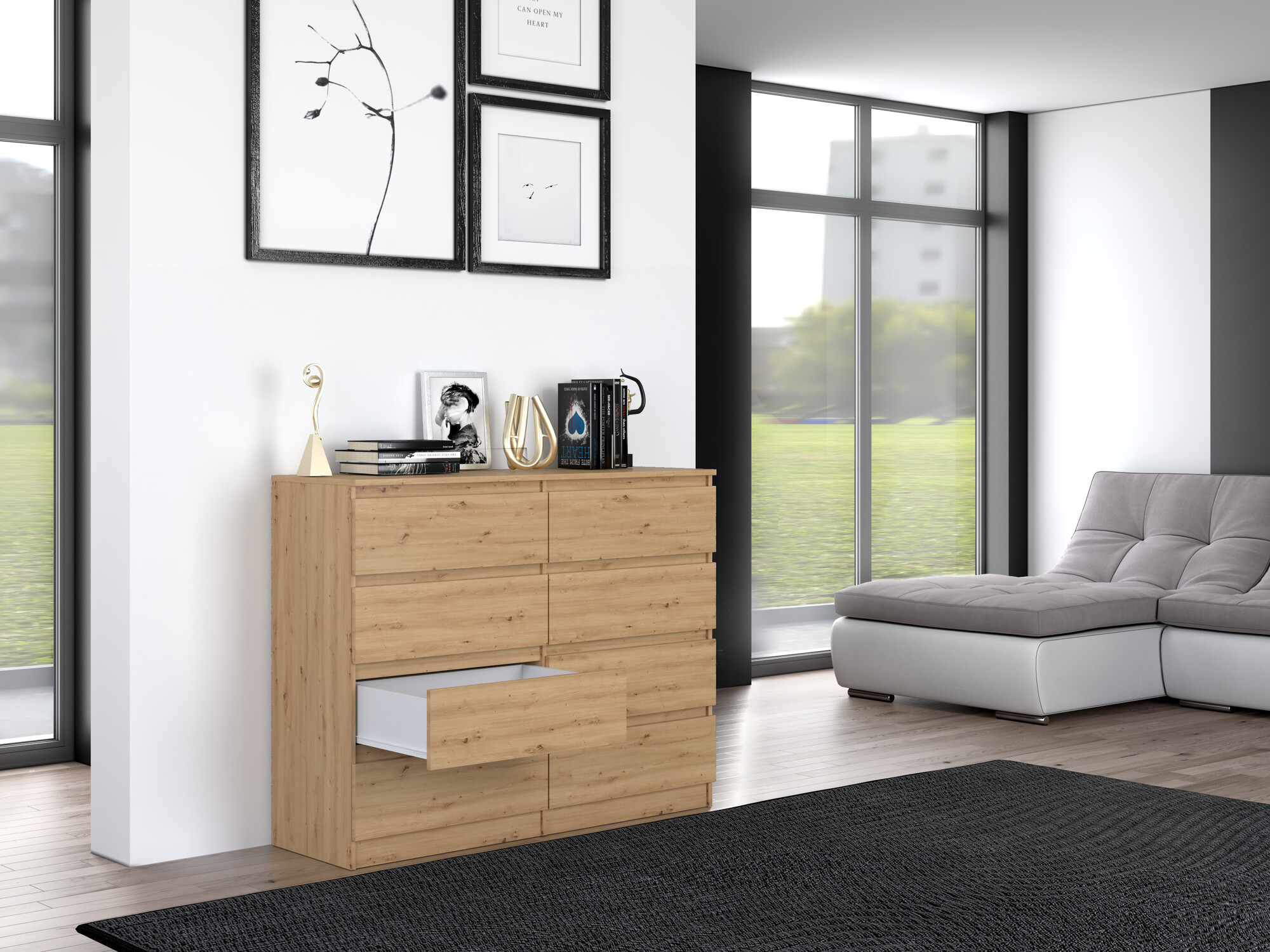 Kомод Elbvelu 101 (Artisan дуб)