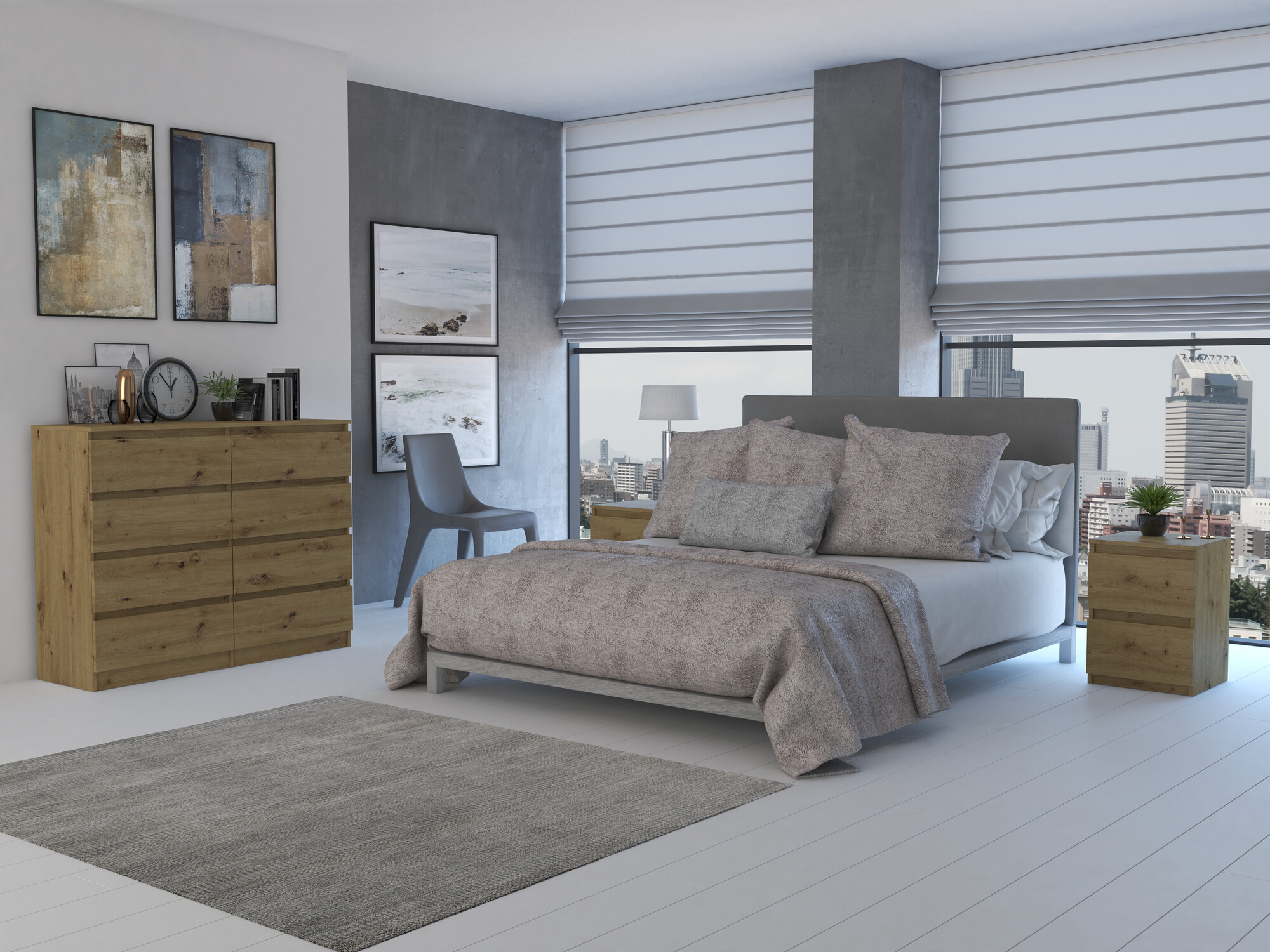 Kомод Elbvelu 101 (Artisan дуб)