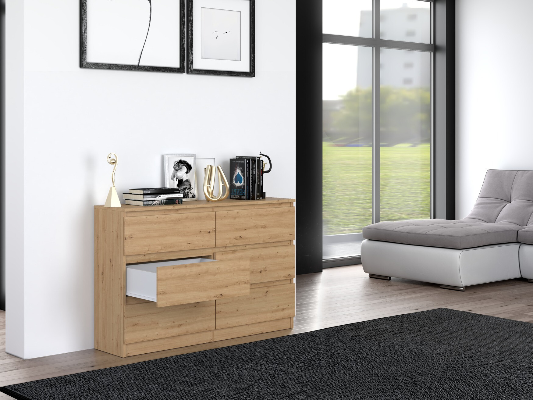 Kомод Elbvelu 103 (Artisan дуб)