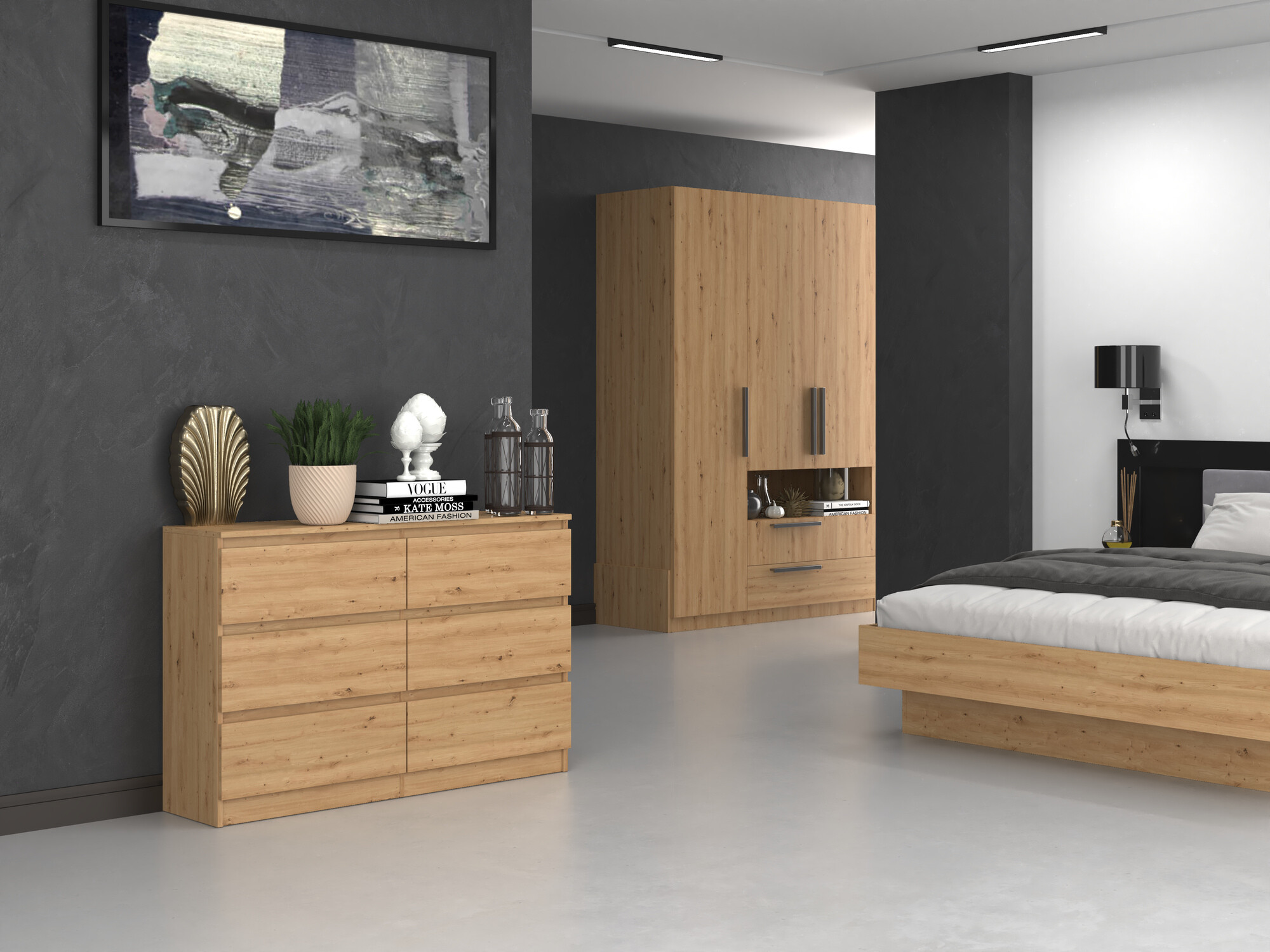 Kомод Elbvelu 103 (Artisan дуб)