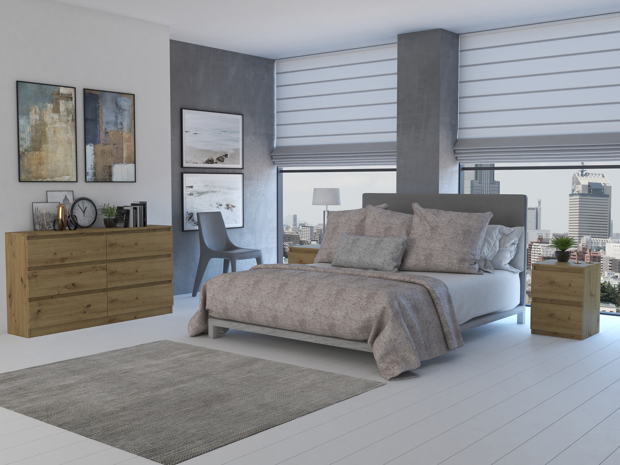 Kumode Elbvelu 102 (Artisan ozols)