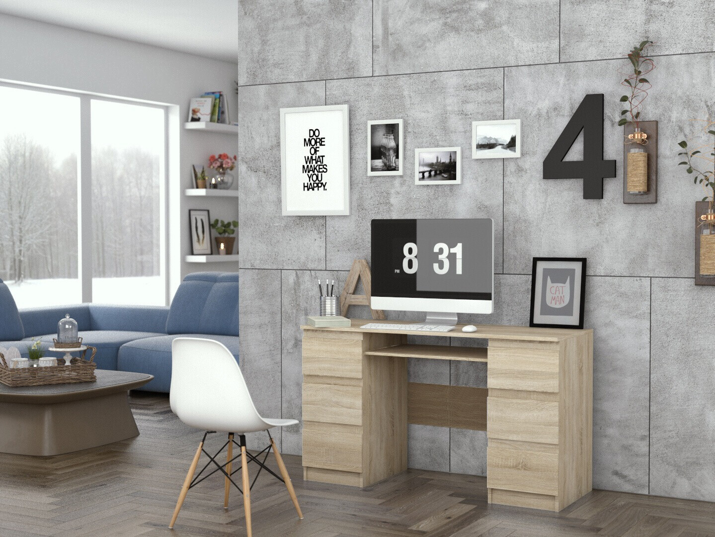 Rakstāmgalds Mandeville 178 (Sonomas ozols)