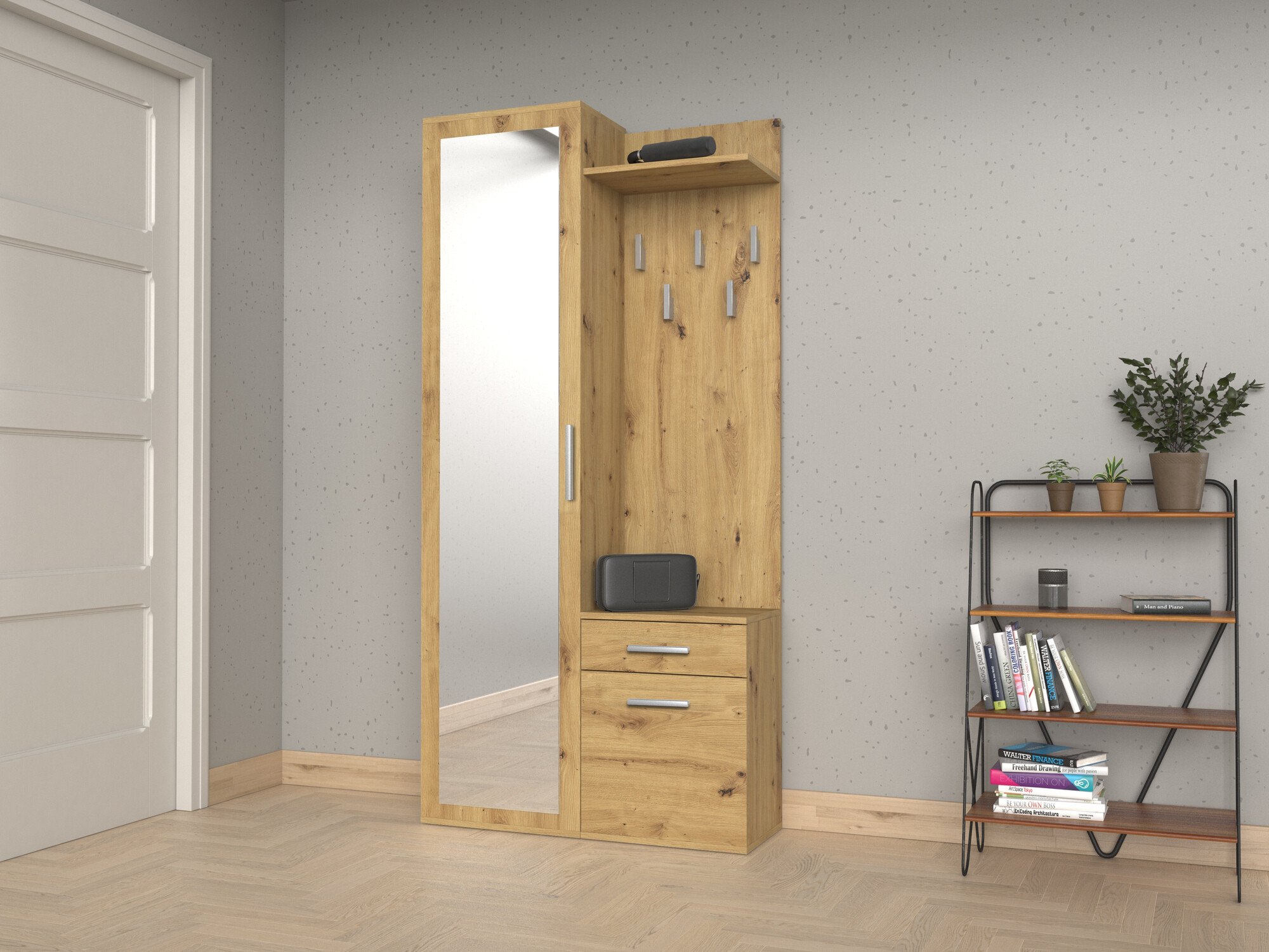 Шкаф Mandeville 127 (Artisan дуб)