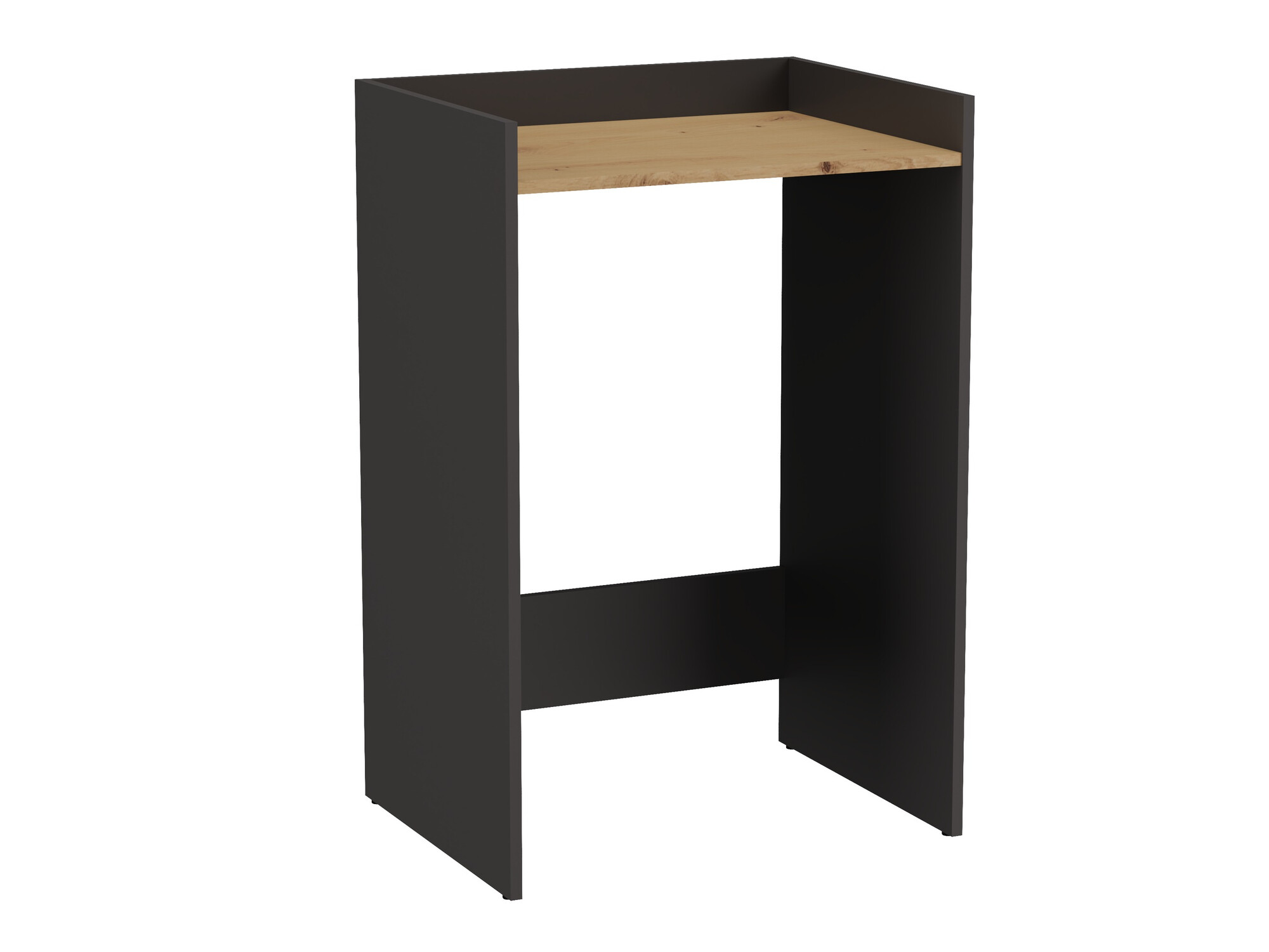 Stāvošs vannas skapītis Balelbo 102 (Antracīts + Artisan ozols)