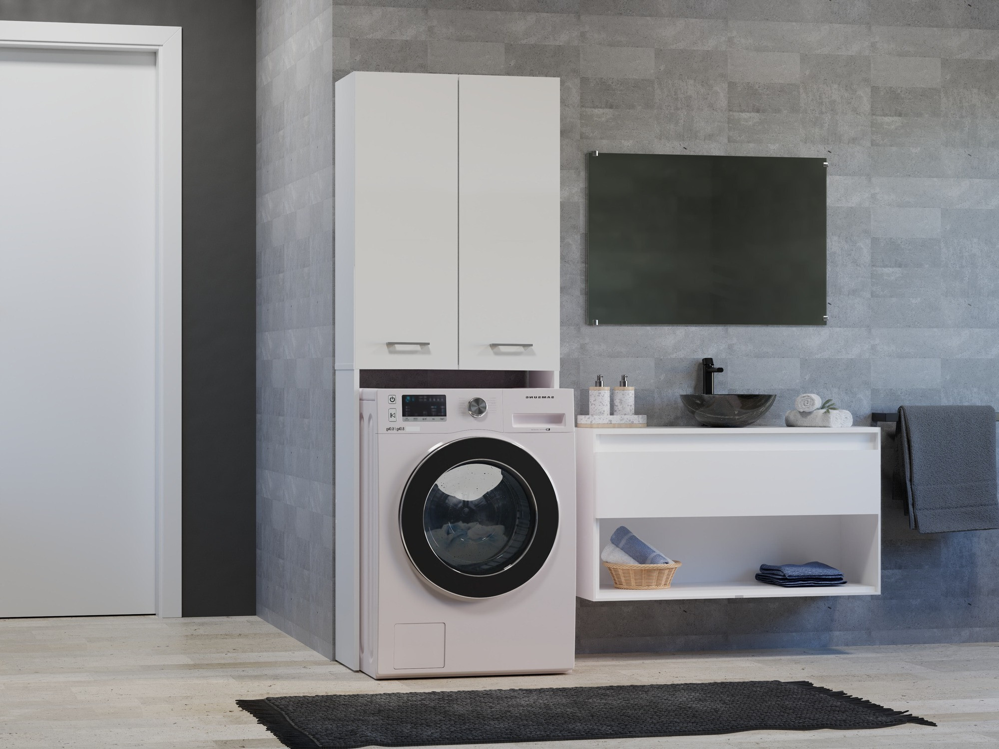 Vannas istabas plaukts Balelbo 103 (Balts)