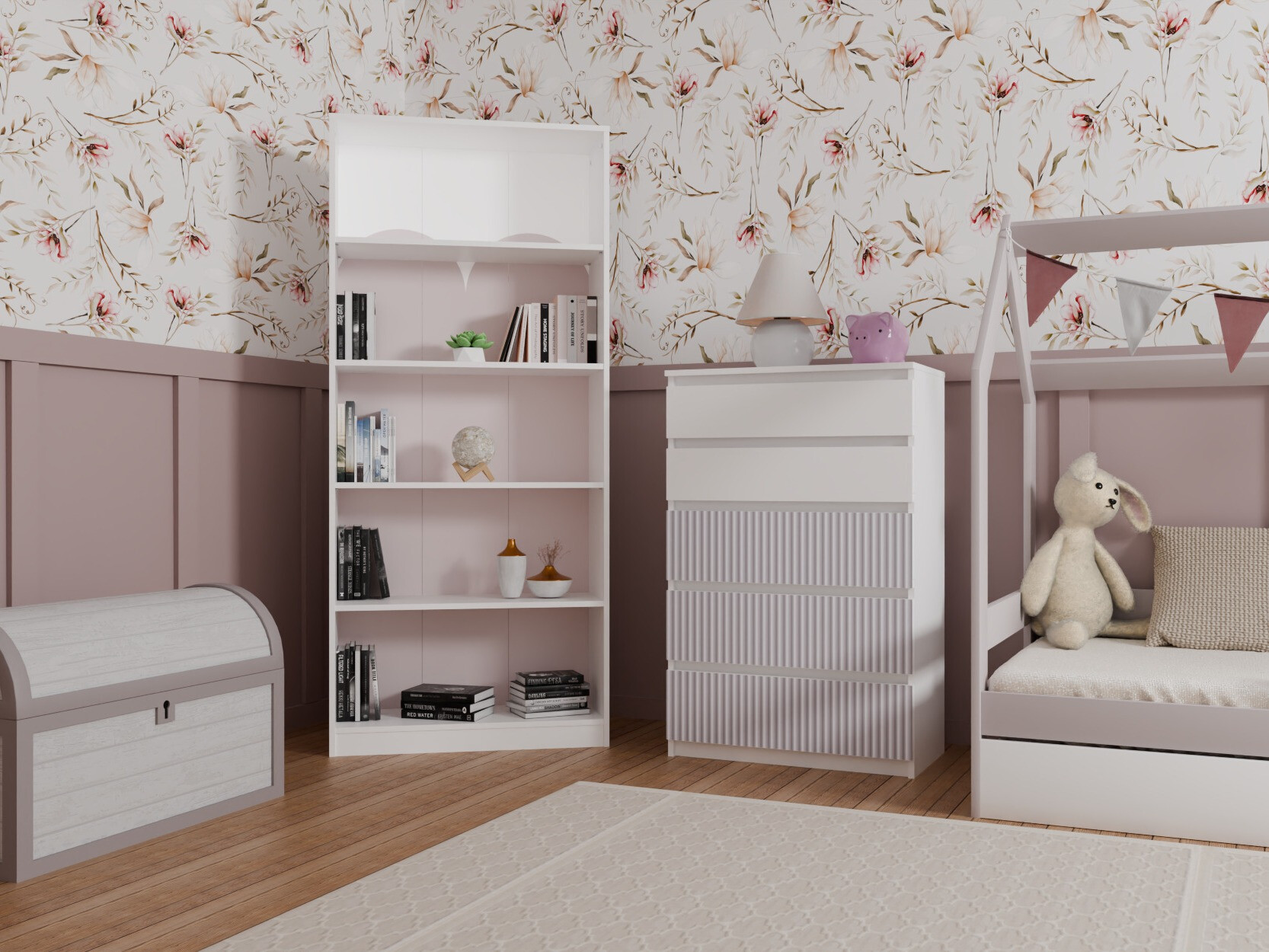 Kомод Mortore 100 (Розовый)