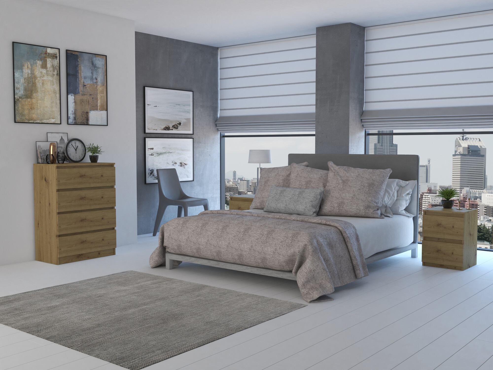 Kumode Elbvelu 105 (Artisan ozols)