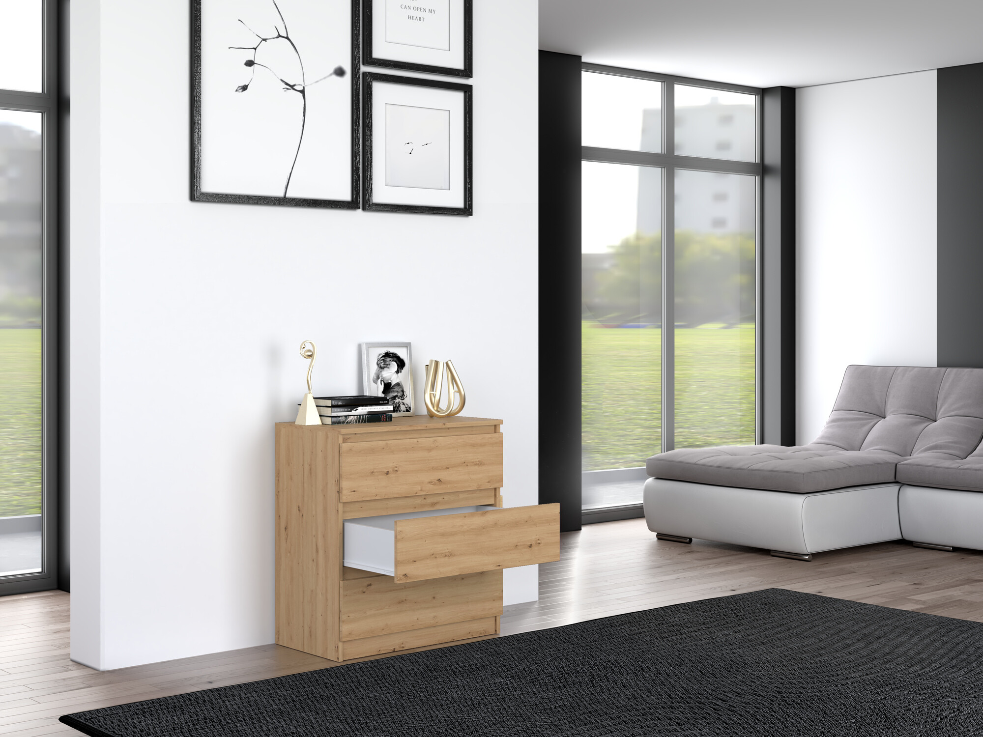 Kumode Elbvelu 106 (Artisan ozols)