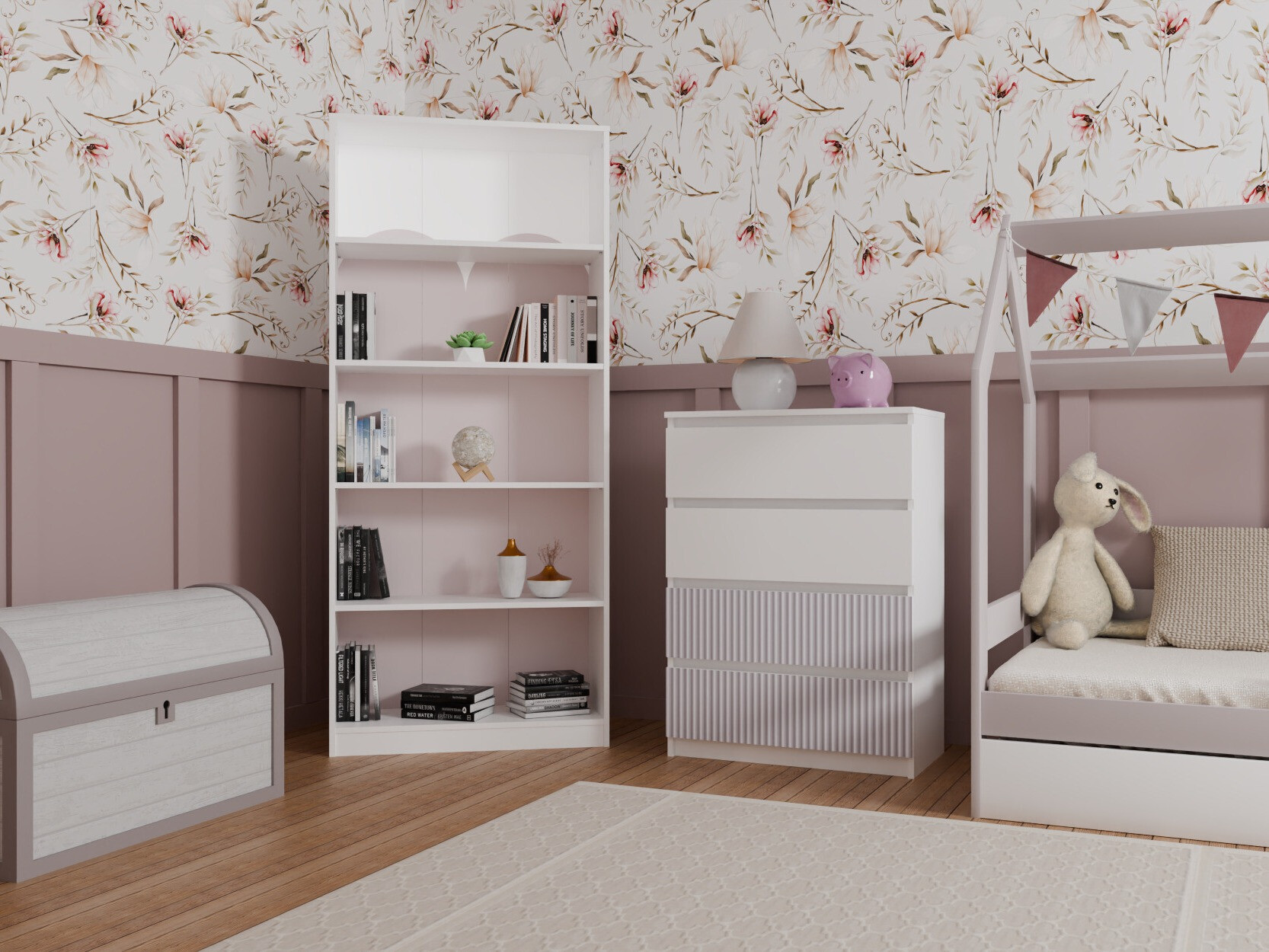 Kumode Mortore 101 (Tumši rozā)