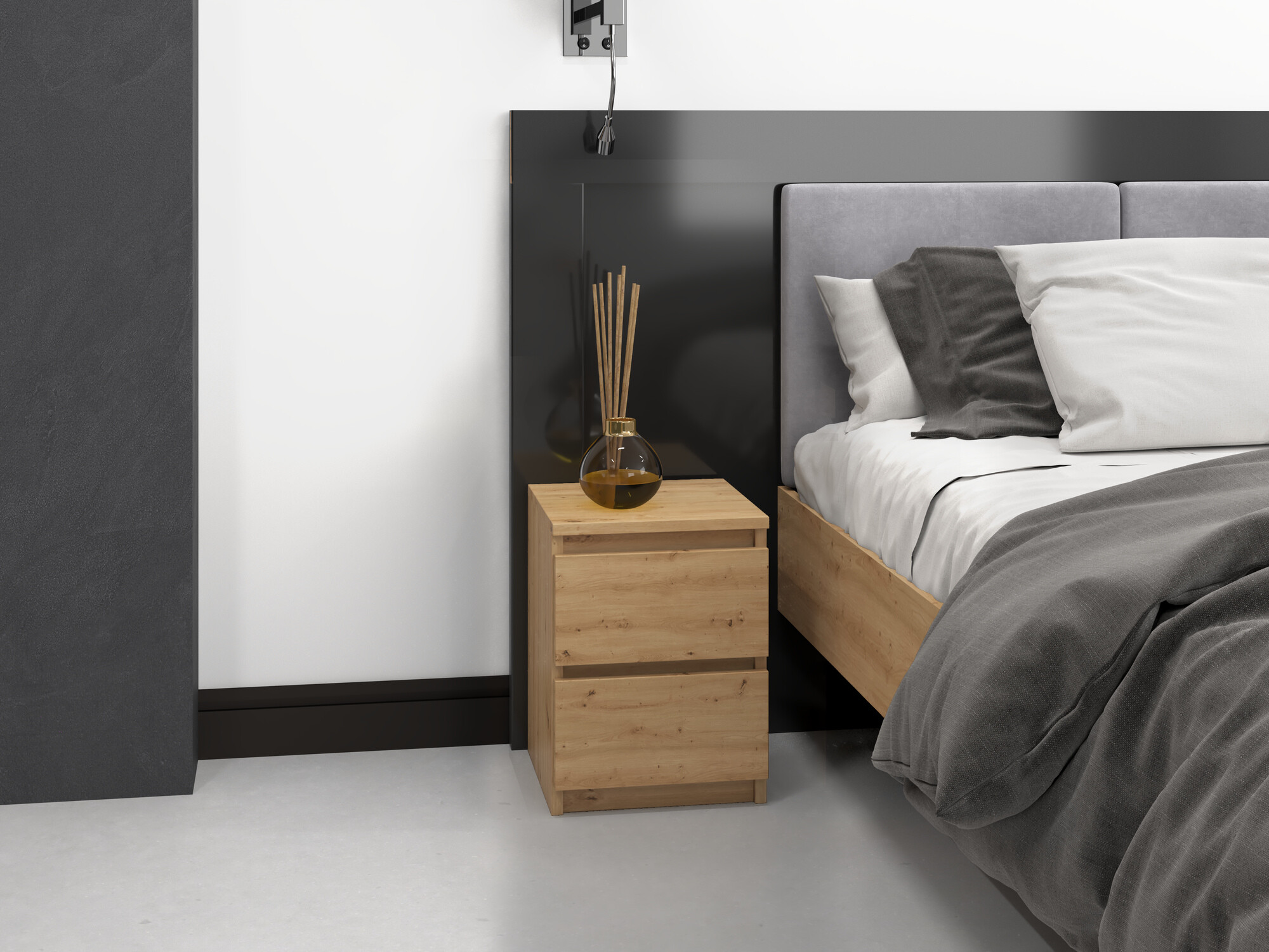 Naktsgaldiņš Elbvelu 107 (Artisan ozols)