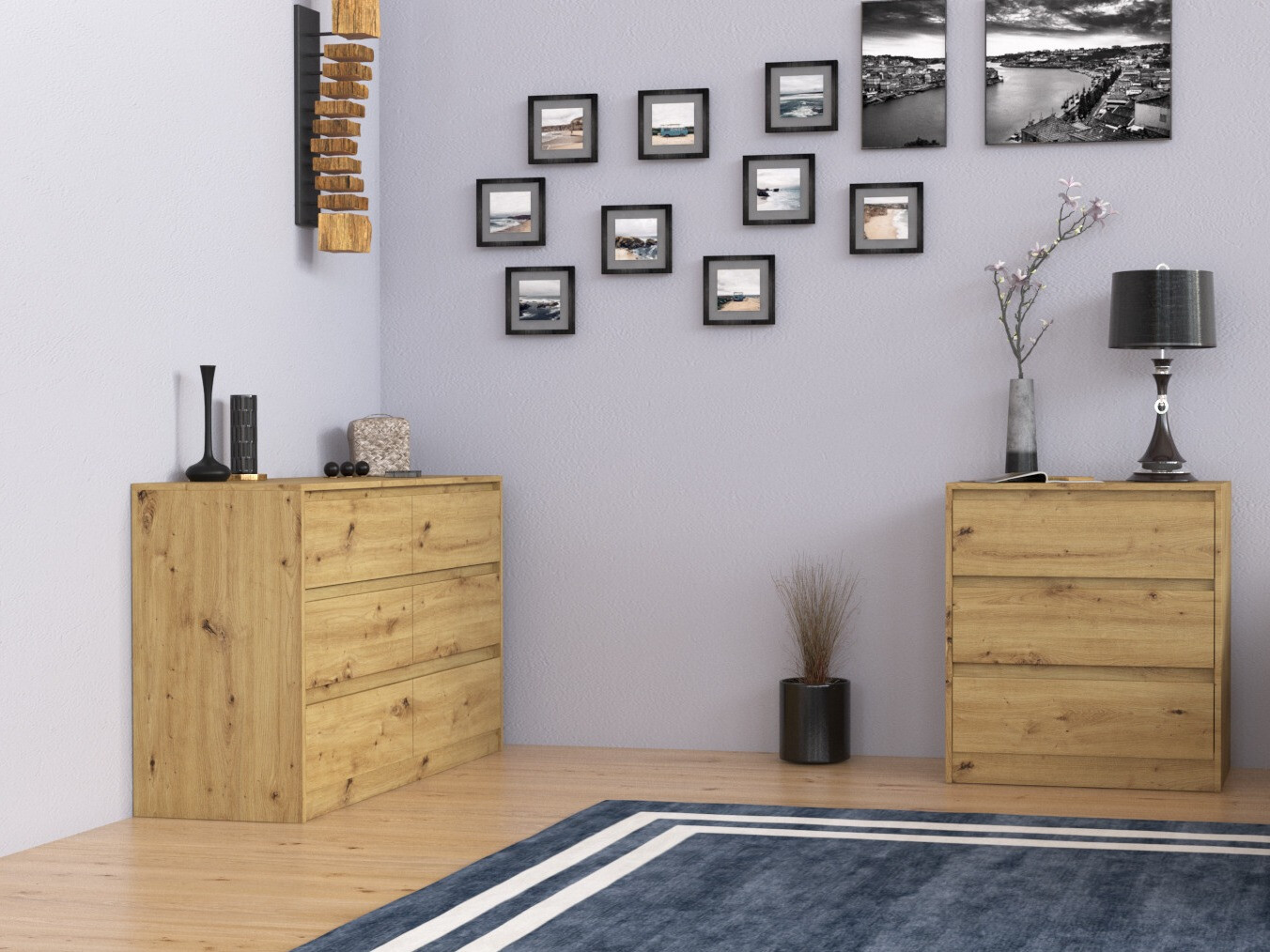 Kumode Mandeville 184 (Artisan ozols)