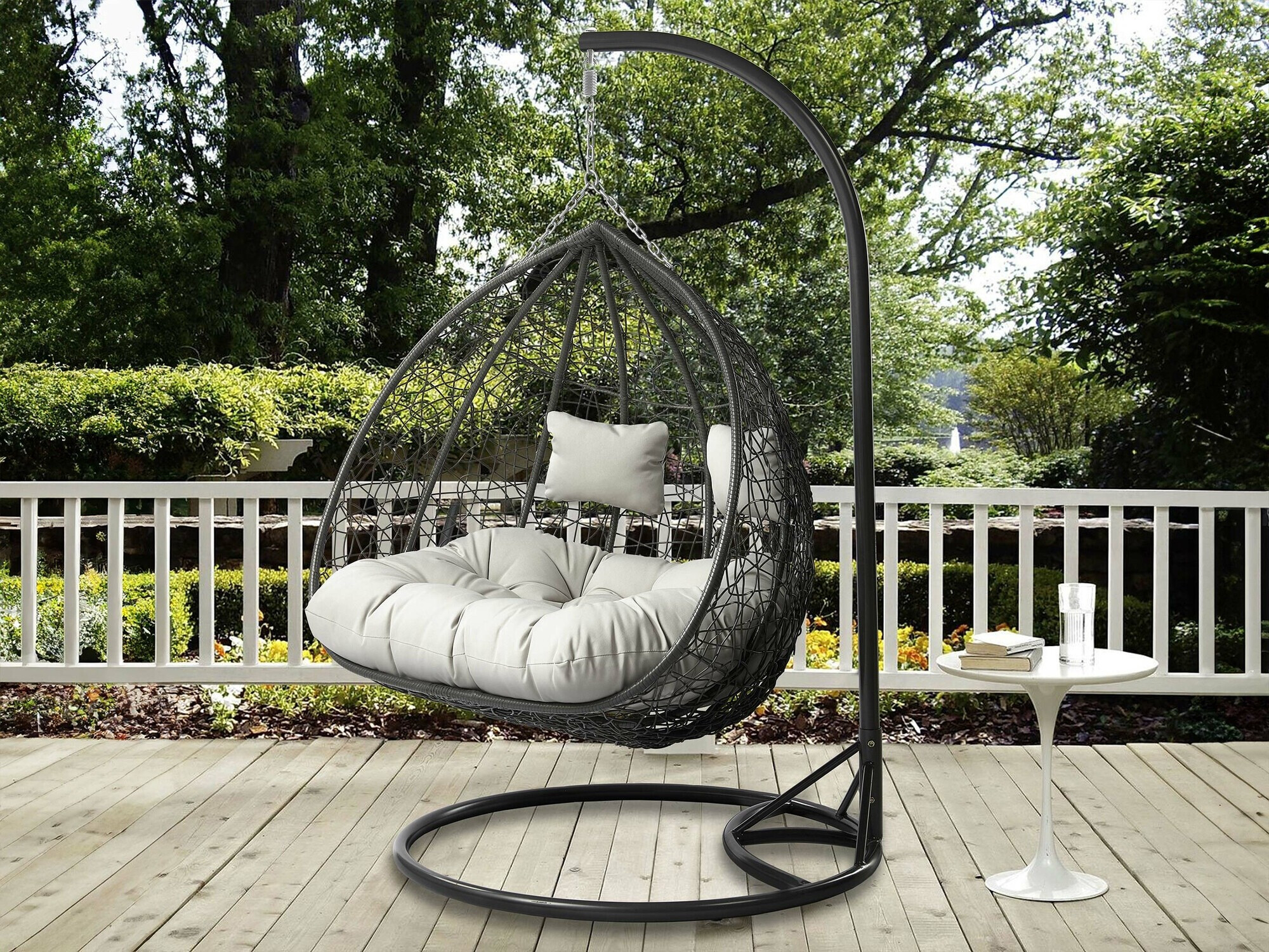 Piekaramais krēsls Comfivo 325 (Pelēks + Gaiši pelēks)