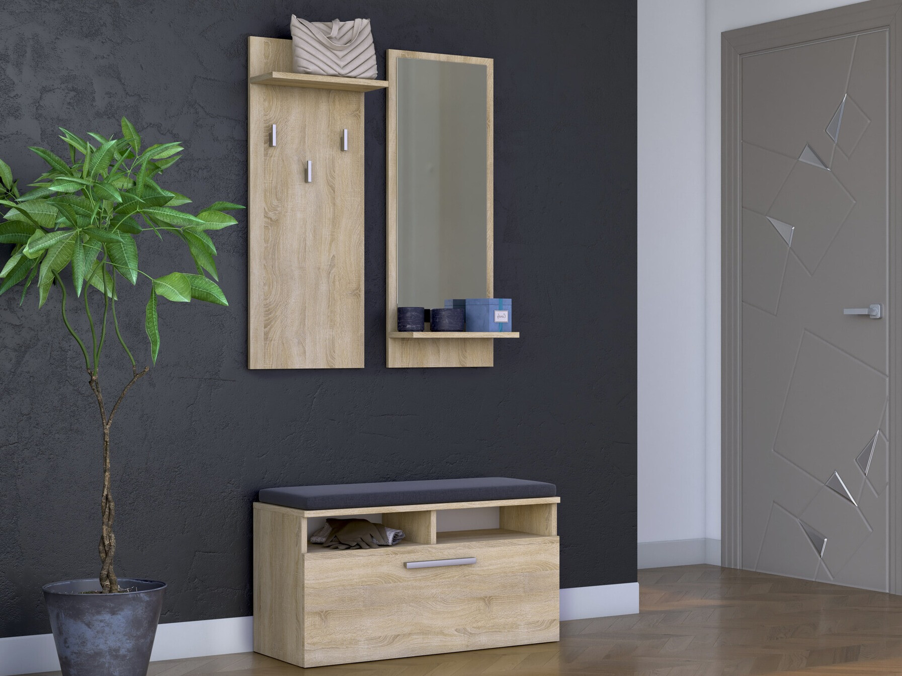 Прихожая Mandeville 190 (Сонома Дуб)