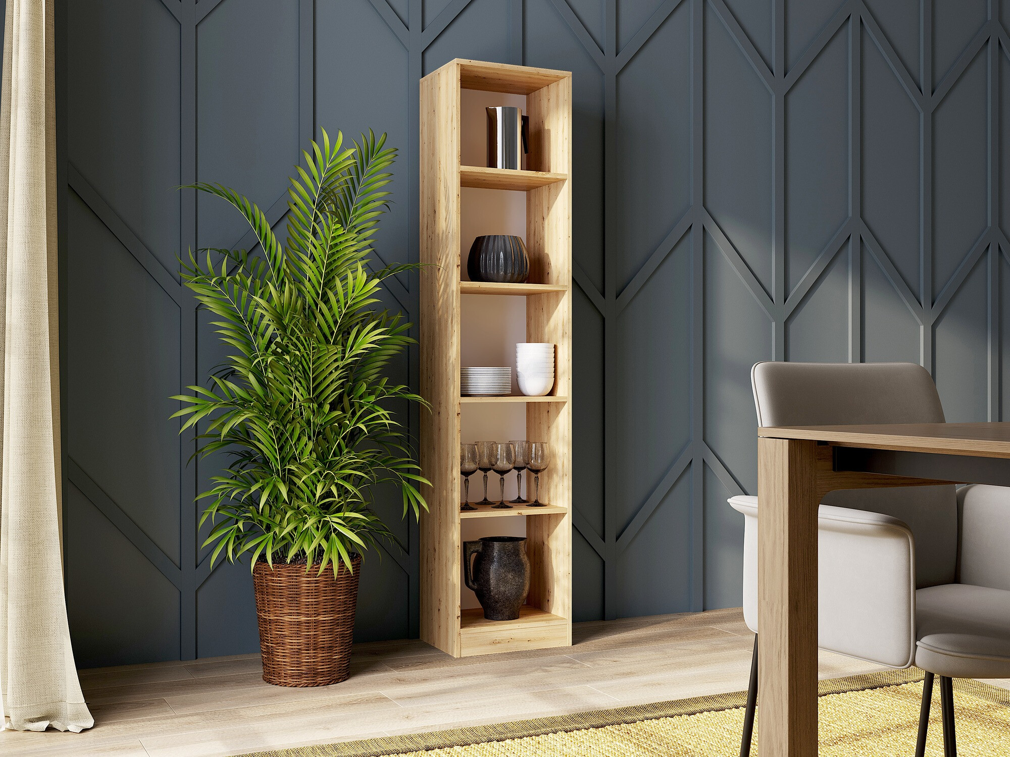 Стеллаж Mandeville 183 (Artisan дуб)