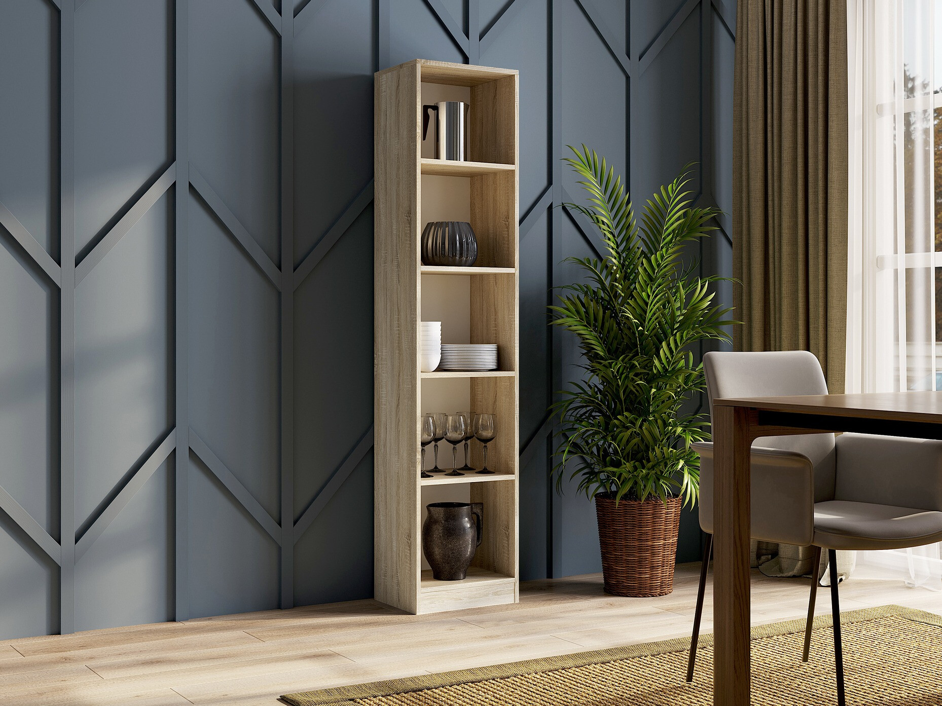 Стеллаж Mandeville 183 (Сонома Дуб)