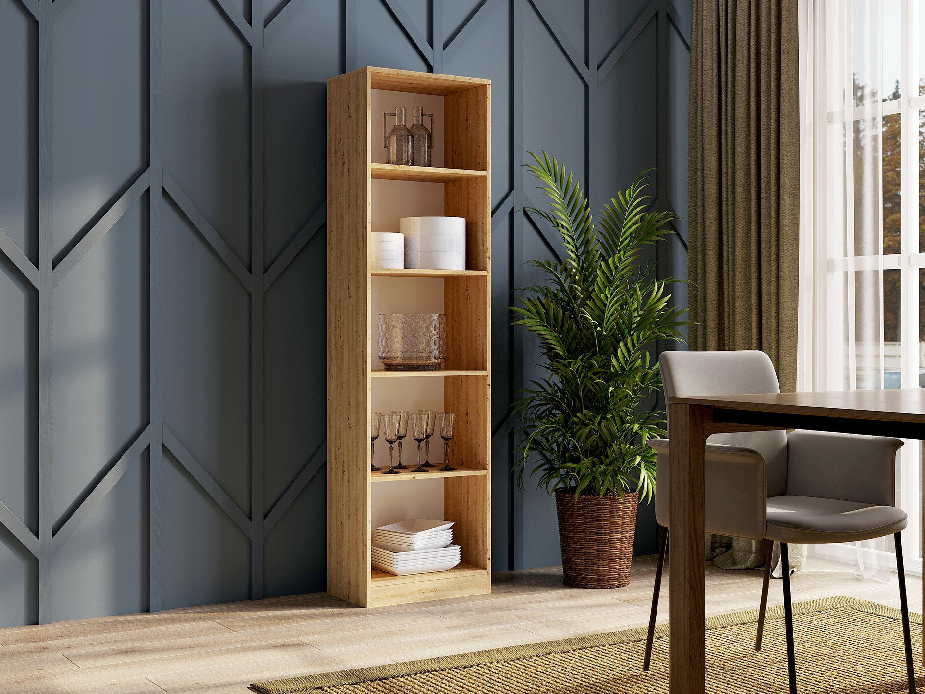 Стеллаж Mandeville 188 (Artisan дуб)