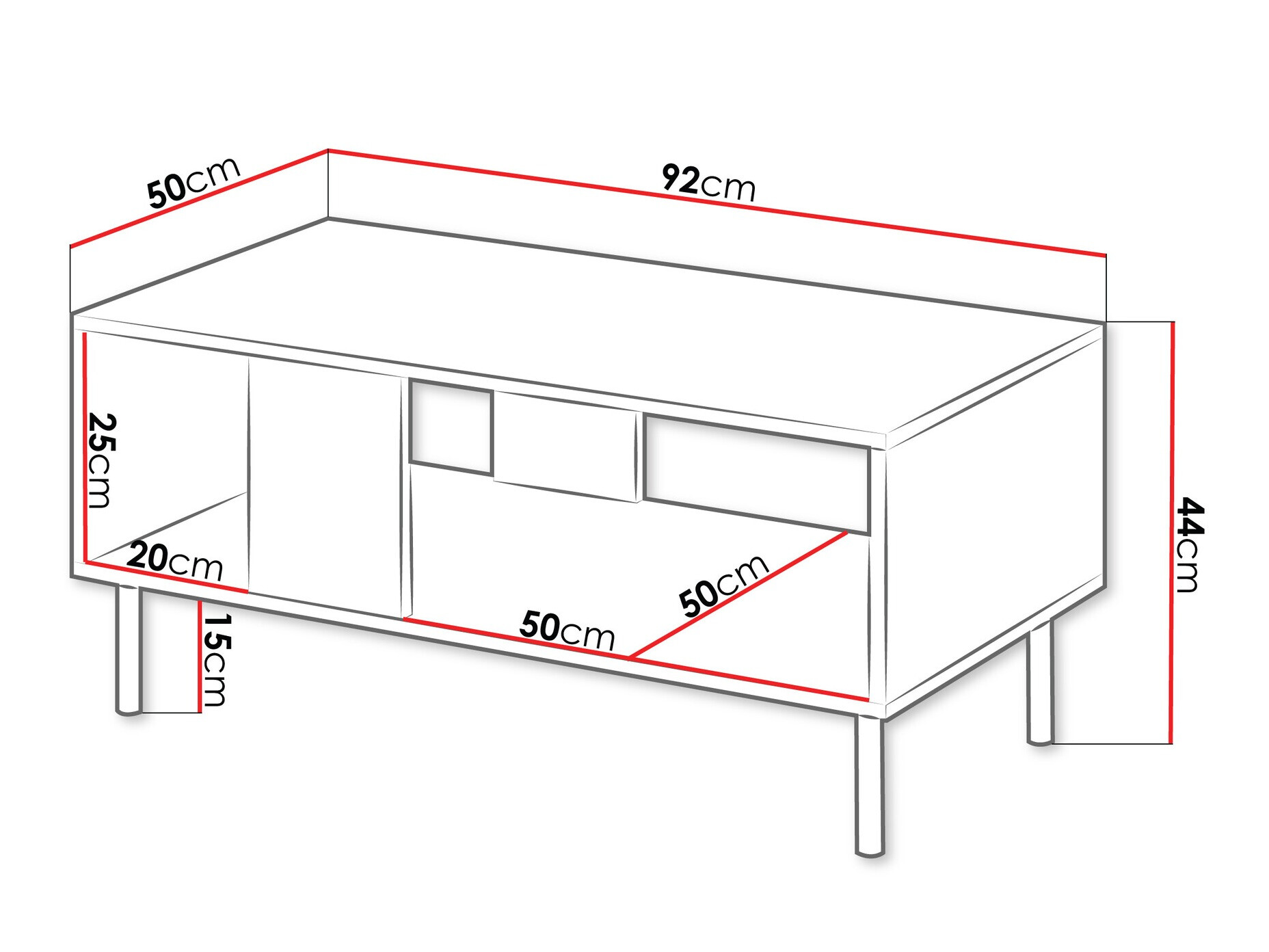 Žurnālu galdiņš Studium