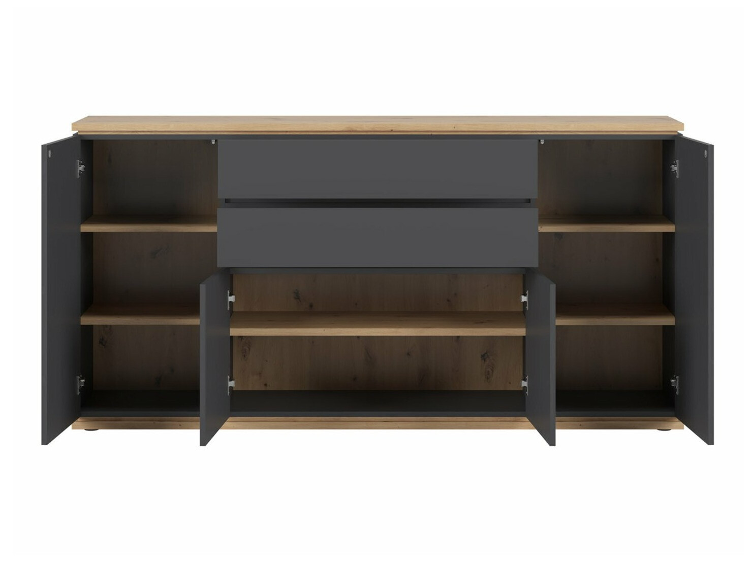 Kомод Cirfelo 101 (Графит + Artisan дуб)