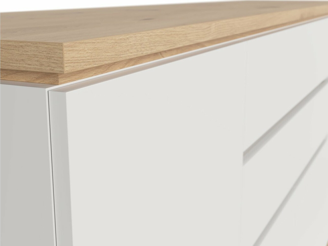 Kumode Cirfelo 101 (Balts + Artisan ozols)