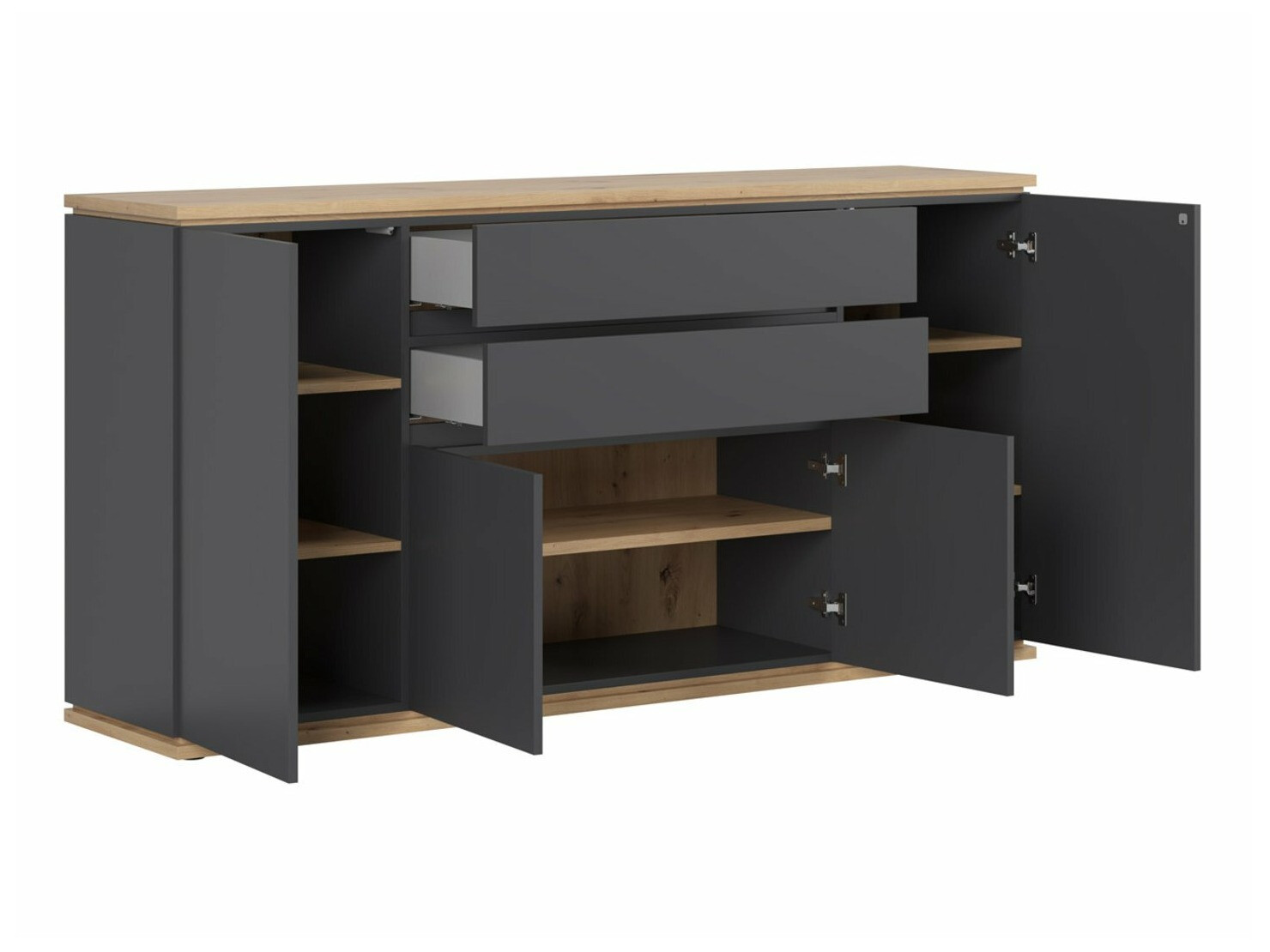 Kumode Cirfelo 101 (Grafīts + Artisan ozols)