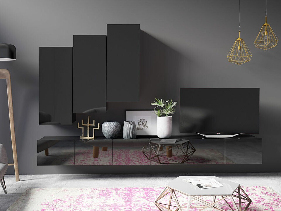 Набор для гостиной Tivdalu 131 (Чёрный)