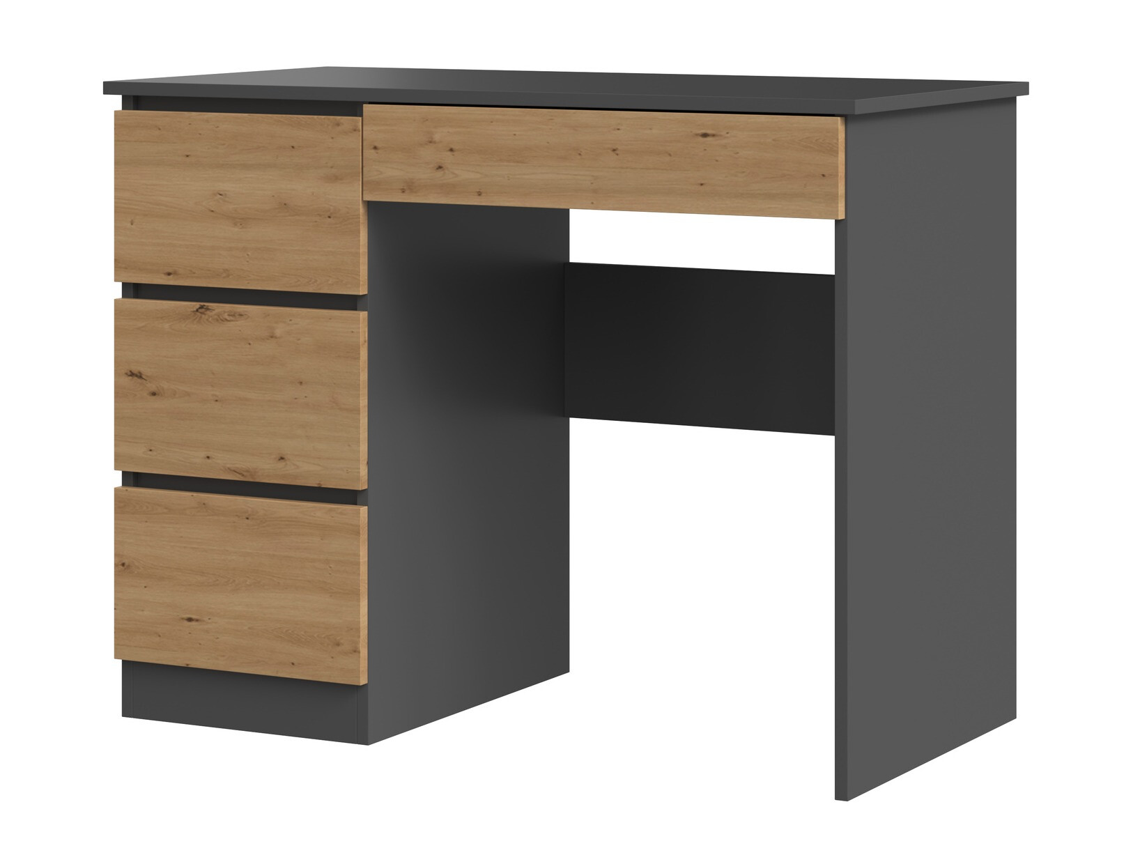 Письменный cтол Elbvelu 108 (Антрацит + Artisan дуб)