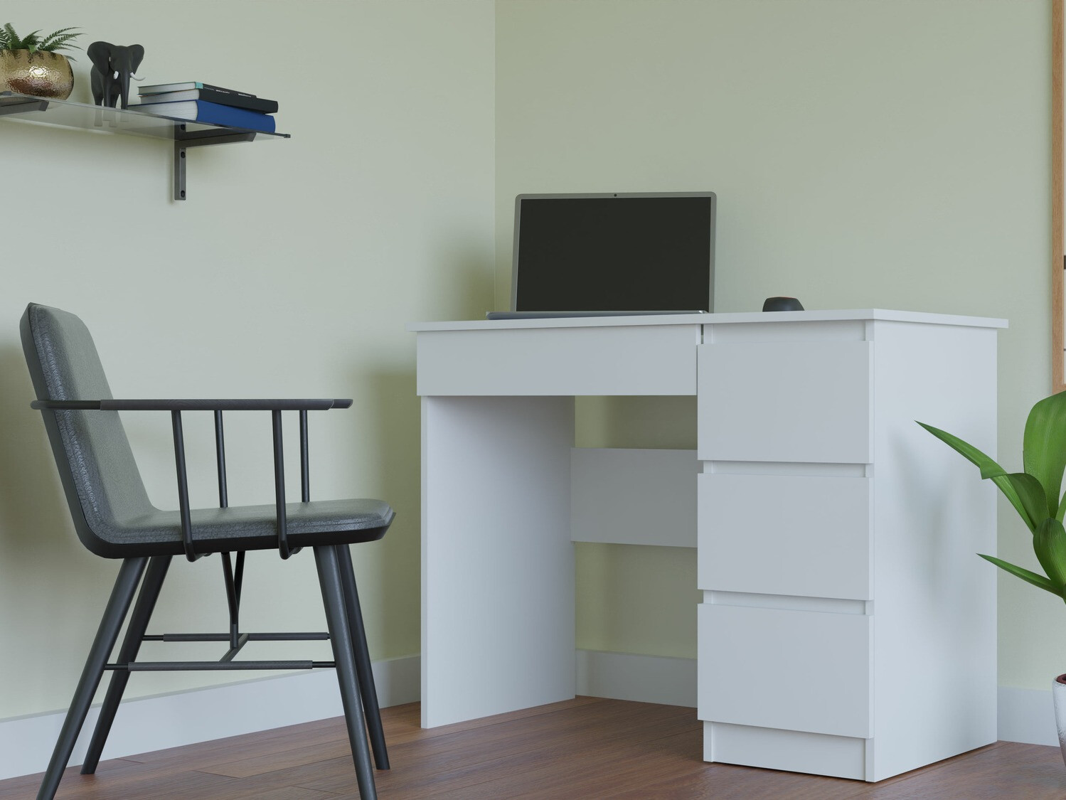 Письменный cтол Elbvelu 108 (Белый)