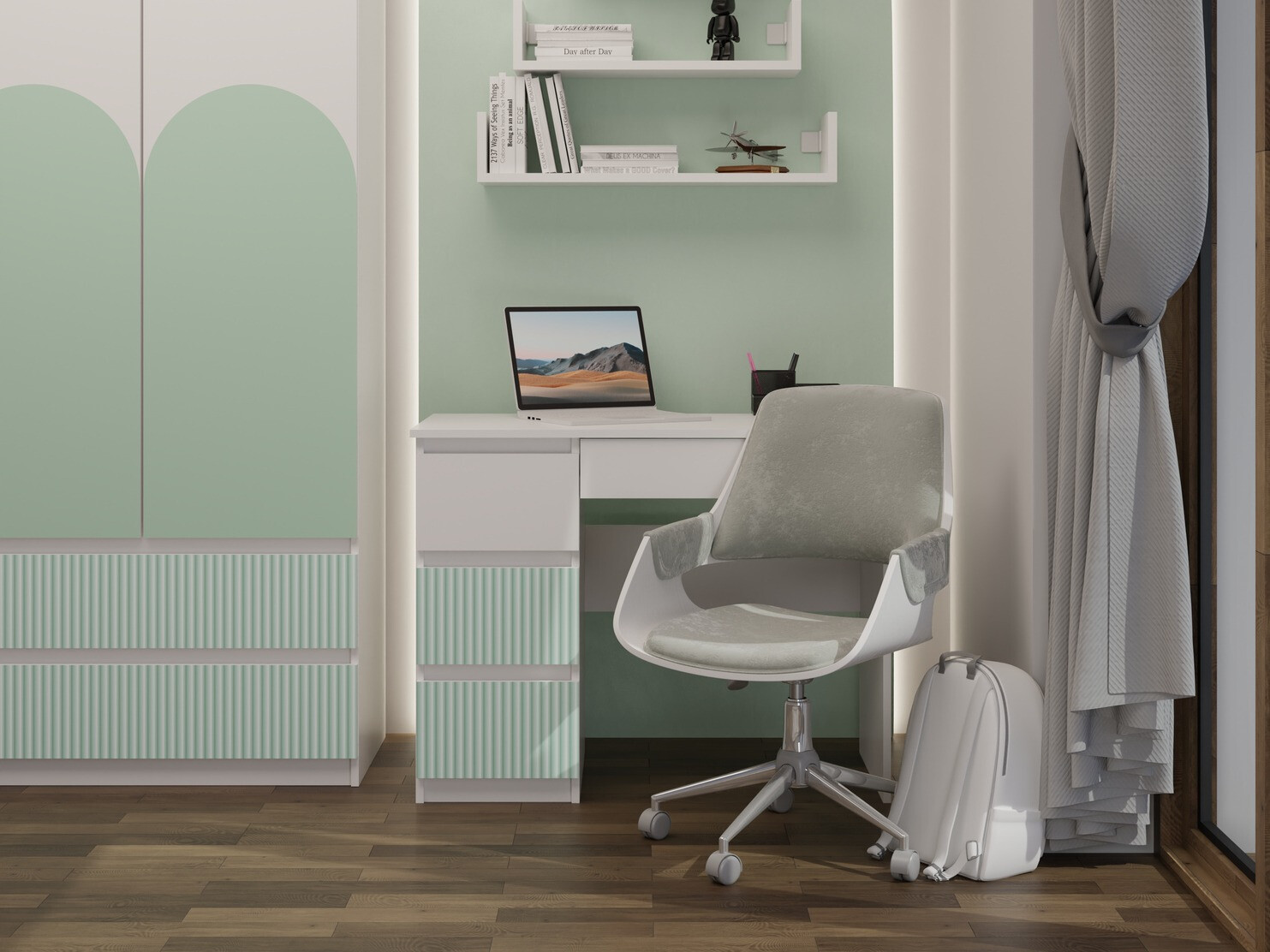 Письменный cтол Mortore 104 (Светло-мятный)