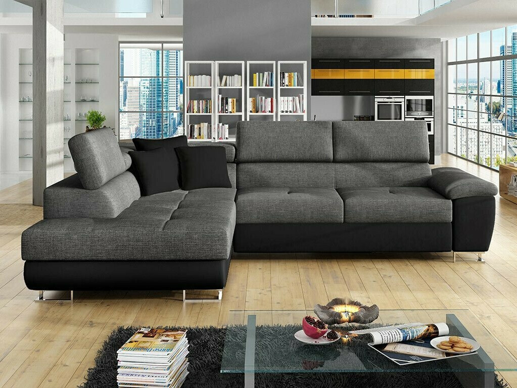Stūra dīvāns Comfivo Ruta III (Soft 011 + Lux 06)