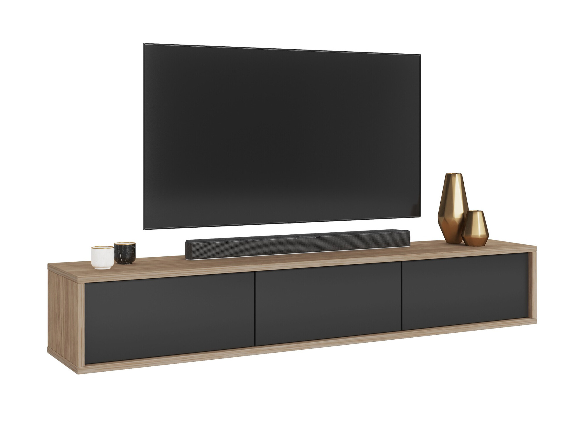 TV galds Austin 324 (Ozols + Antracīts)