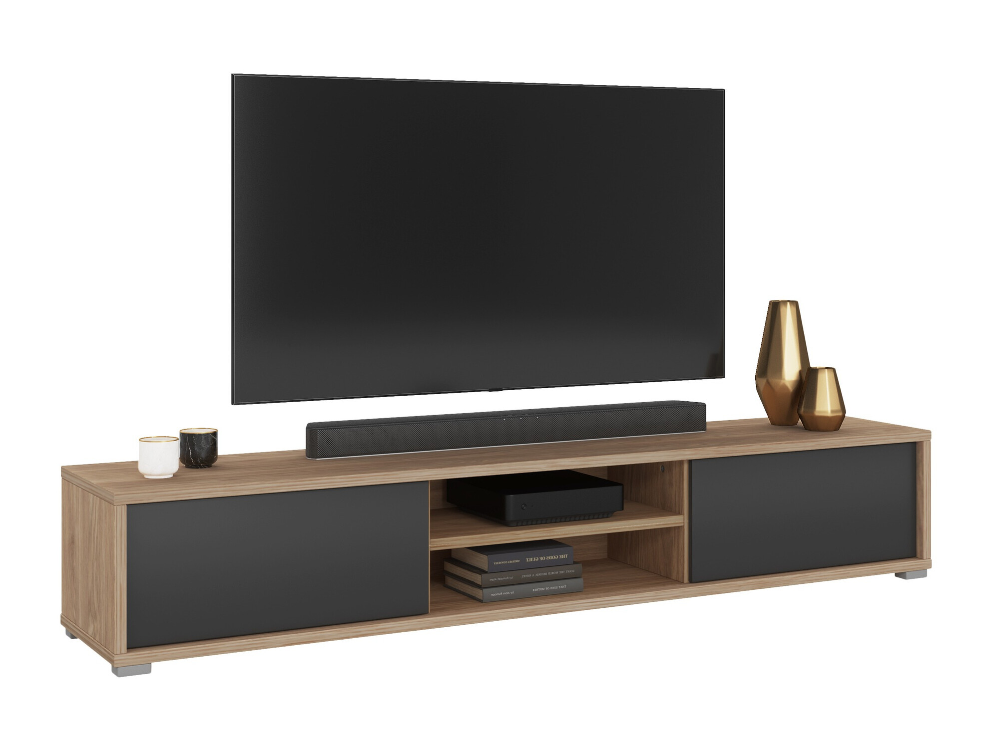 TV galds Austin 326 (Ozols + Antracīts)