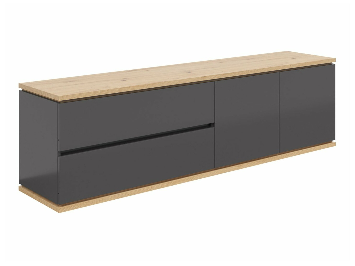 TV galds Cirfelo 100 (Grafīts + Artisan ozols)