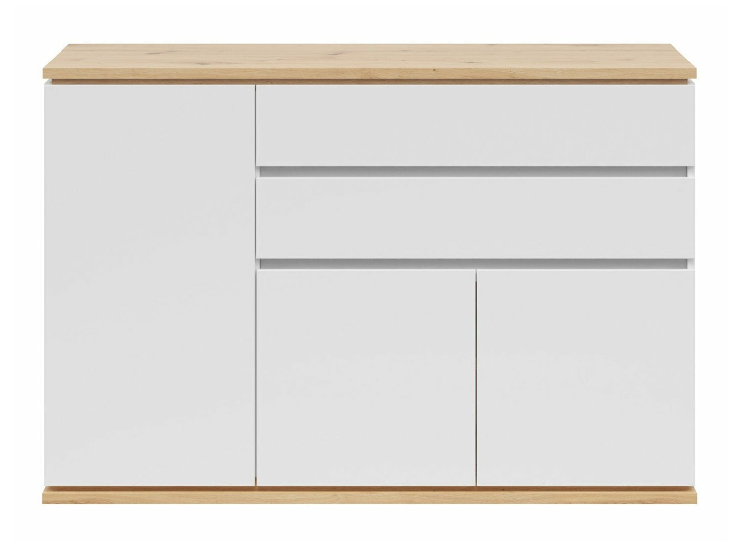 Kumode Cirfelo 102 (Balts + Artisan ozols)