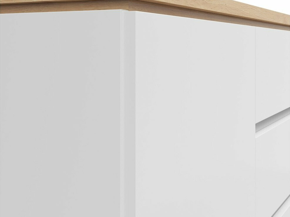 Kumode Cirfelo 102 (Balts + Artisan ozols)