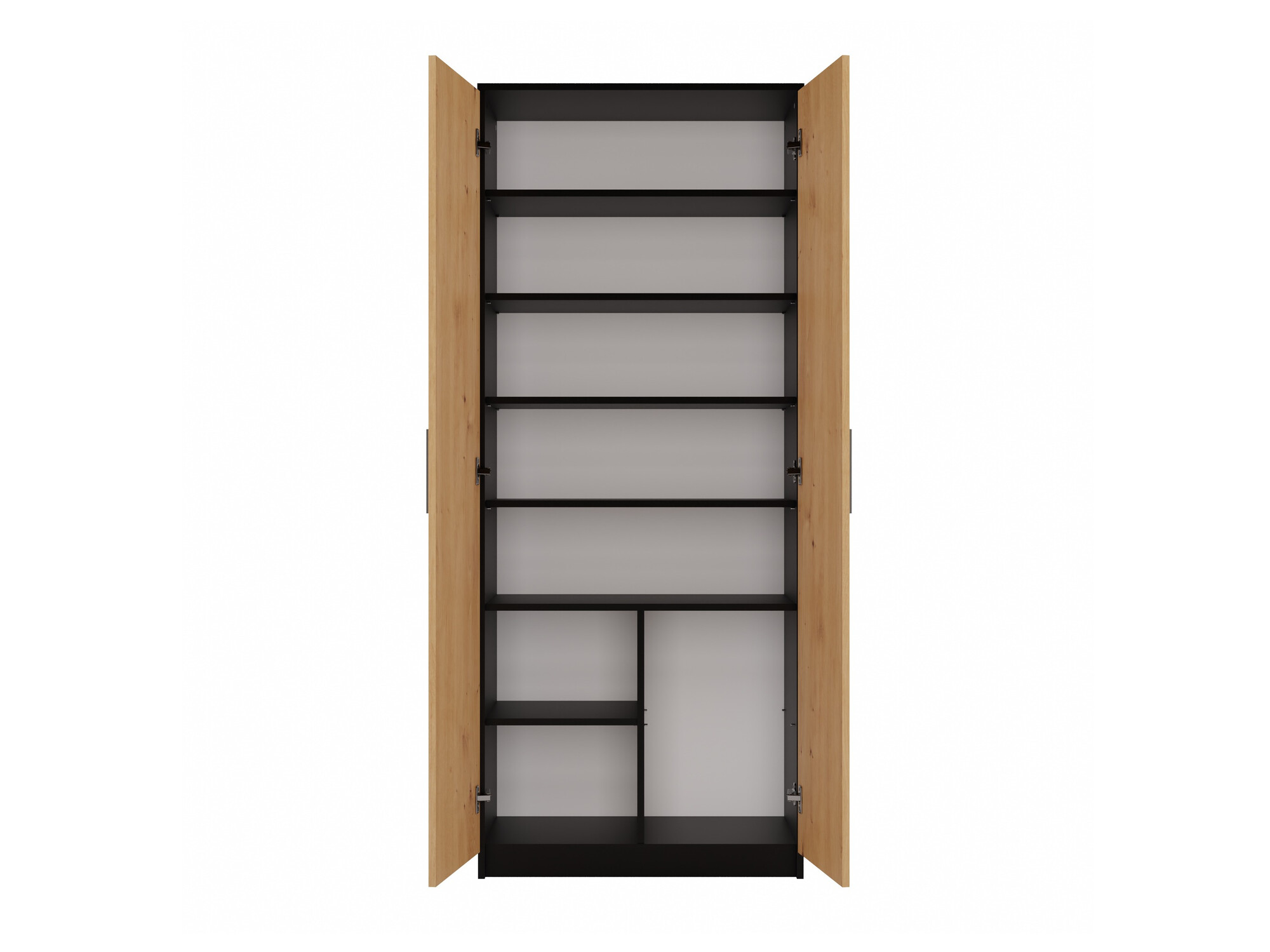 Plaukts Mandeville 196 (Antracīts + Artisan ozols)