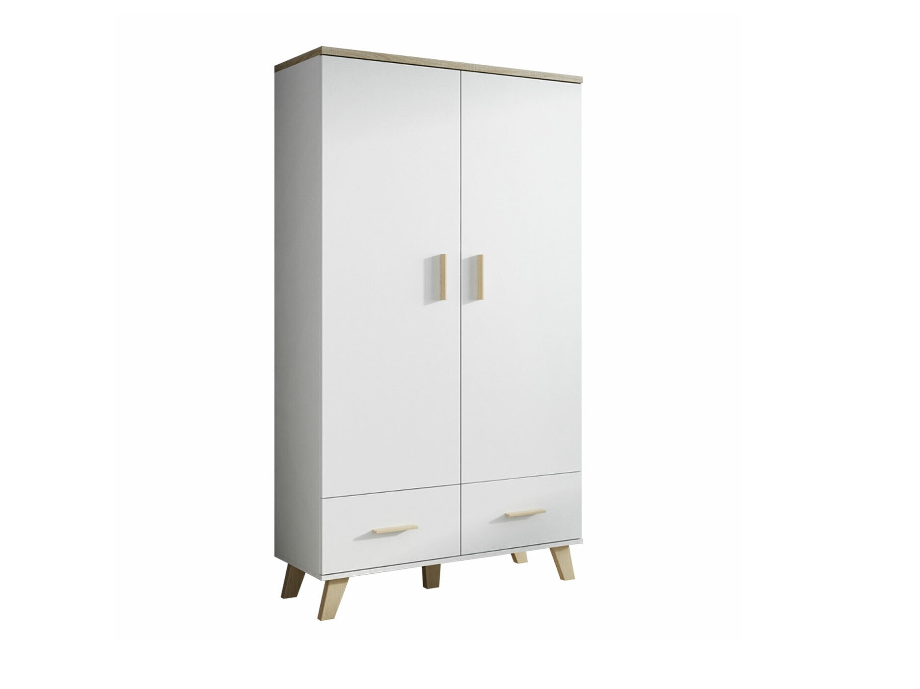 Шкаф Larfloi 111 (Белый + Сонома Дуб)