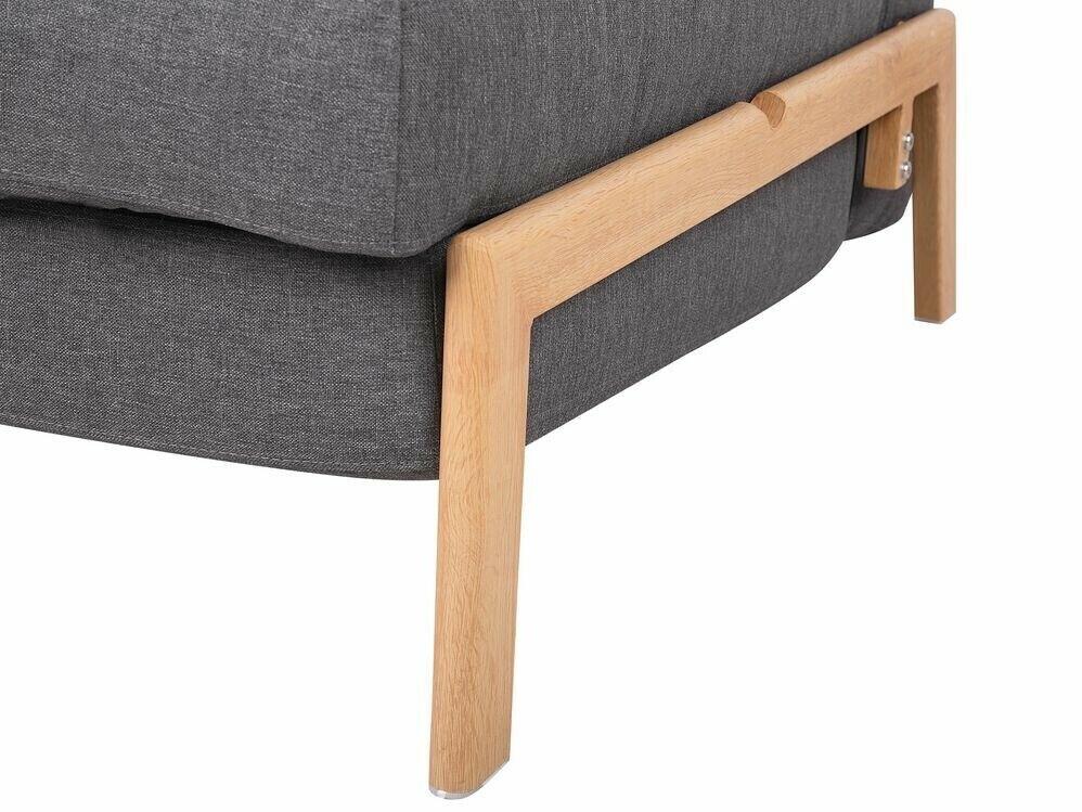 Dīvāns gulta Berwyn 436 (Tumši pelēks)