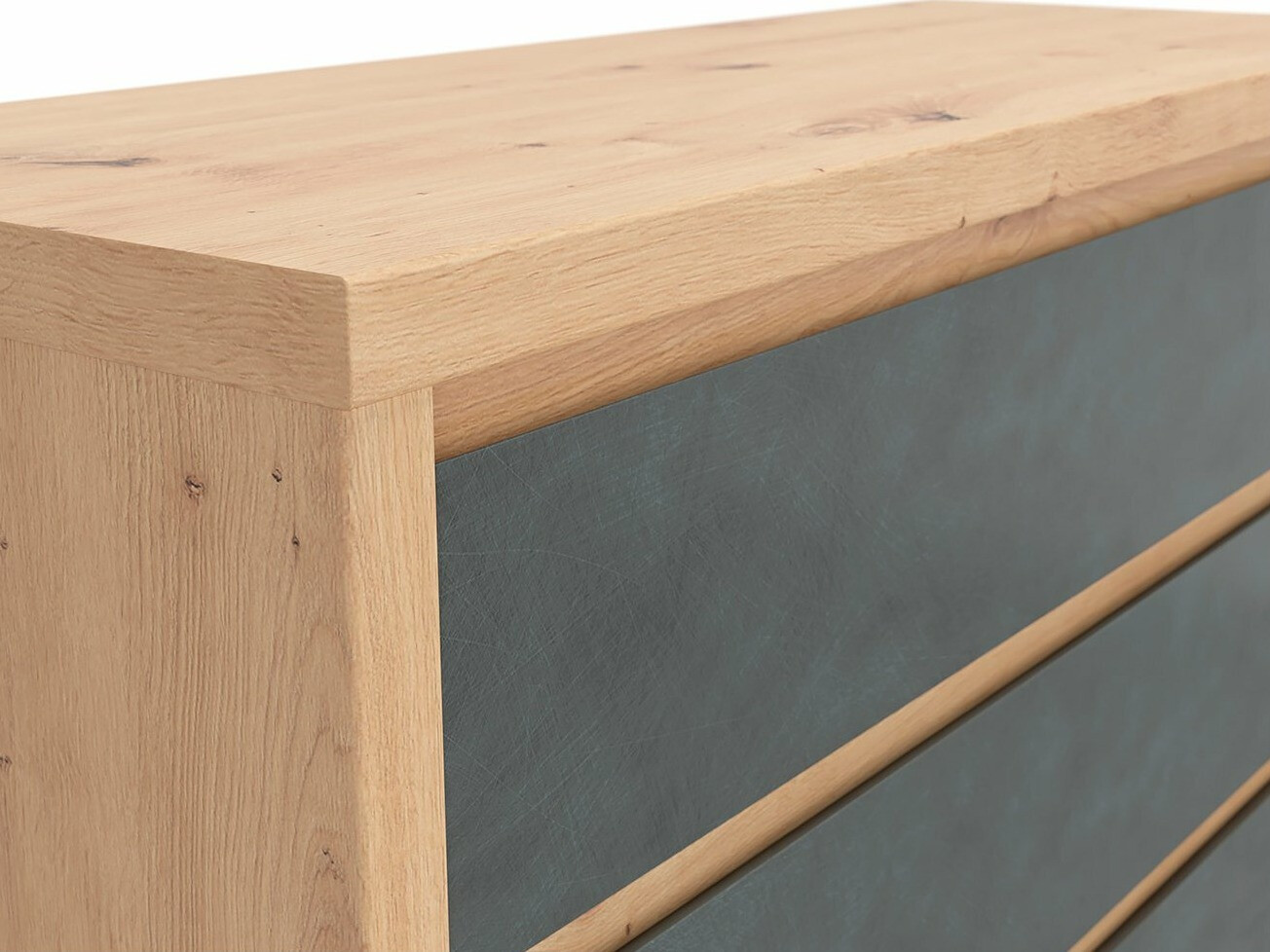 Kumode Nolcire 101 (Artisan ozols + Matera pelēks)