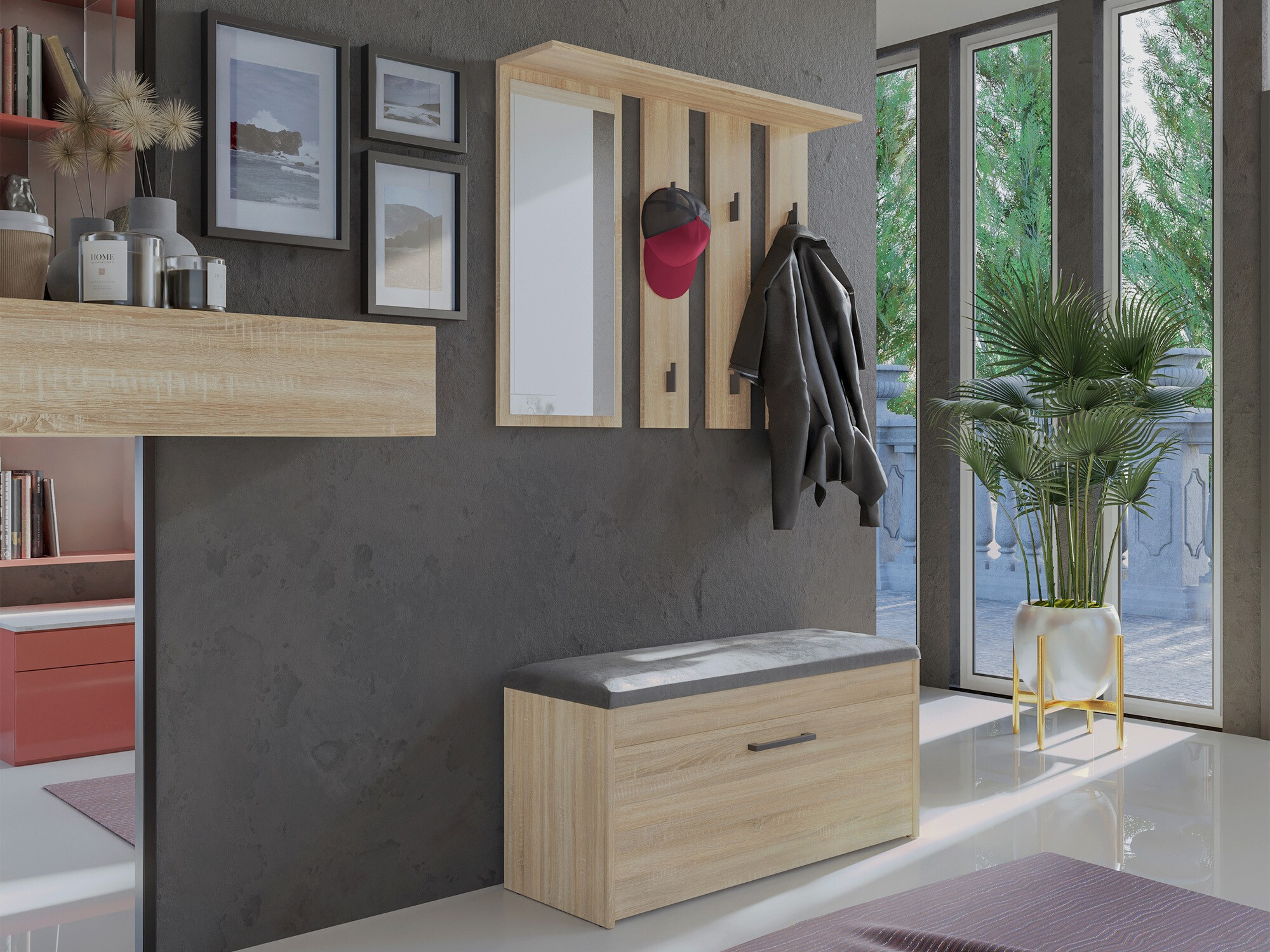 Kurpju kaste Mandeville 216 (Sonomas ozols)