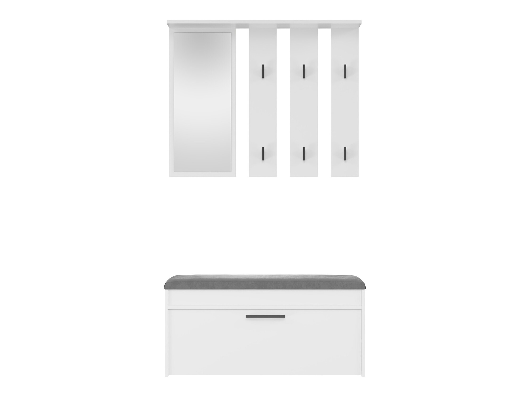 Priekšnama komplekts Mandeville 218 (Balts)